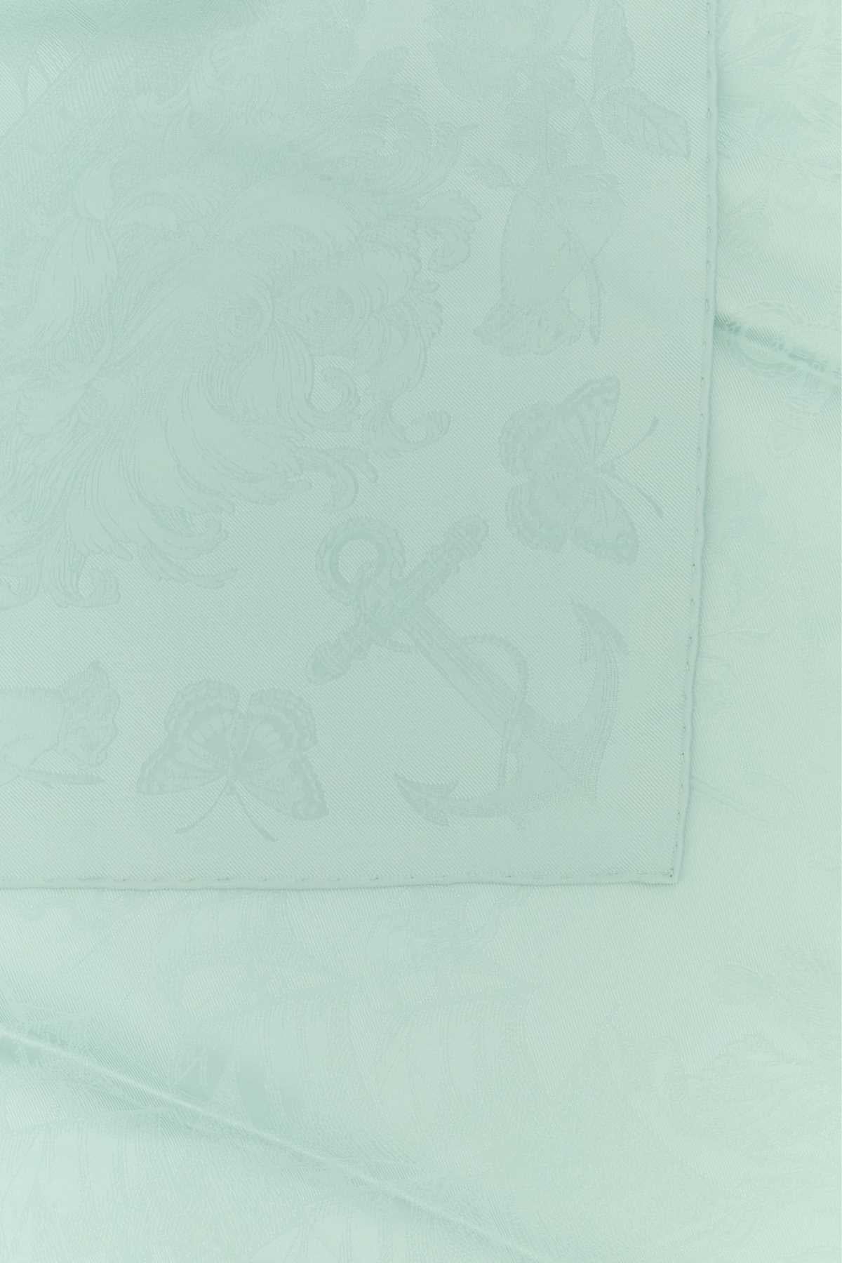 ALEXANDER MCQUEEN Silk Foulard Style Scarf - 90 cm x 90 cm