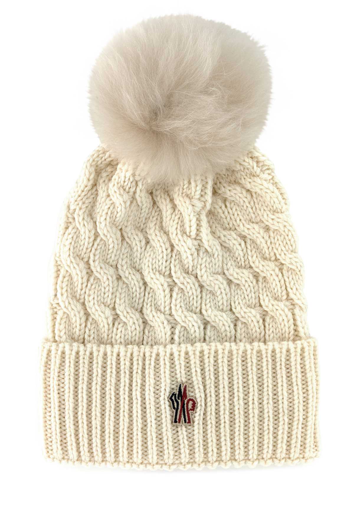 MONCLER GRENOBLE Wool Beanie Hat for Women - FW25 Collection