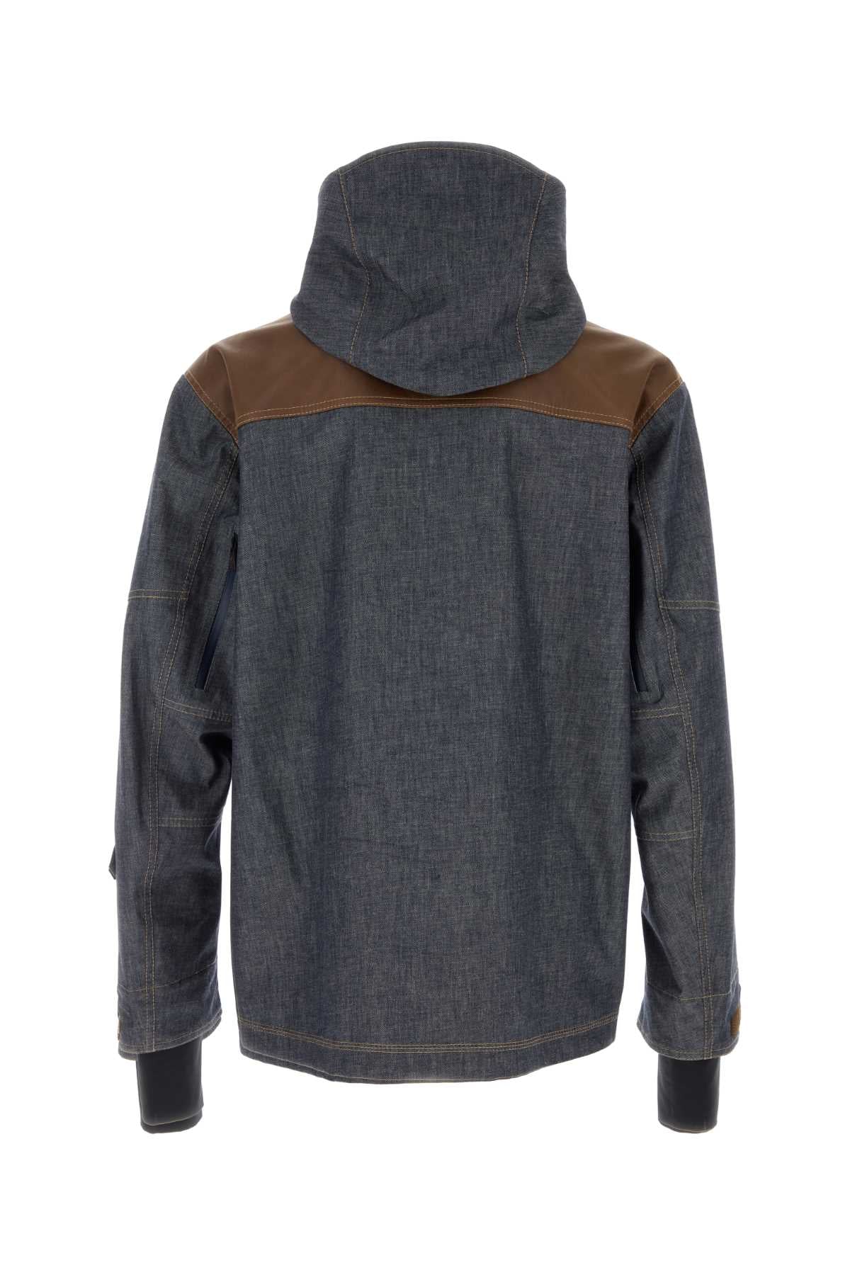 MONCLER GRENOBLE Denim Langtang Jacket for Men - FW25