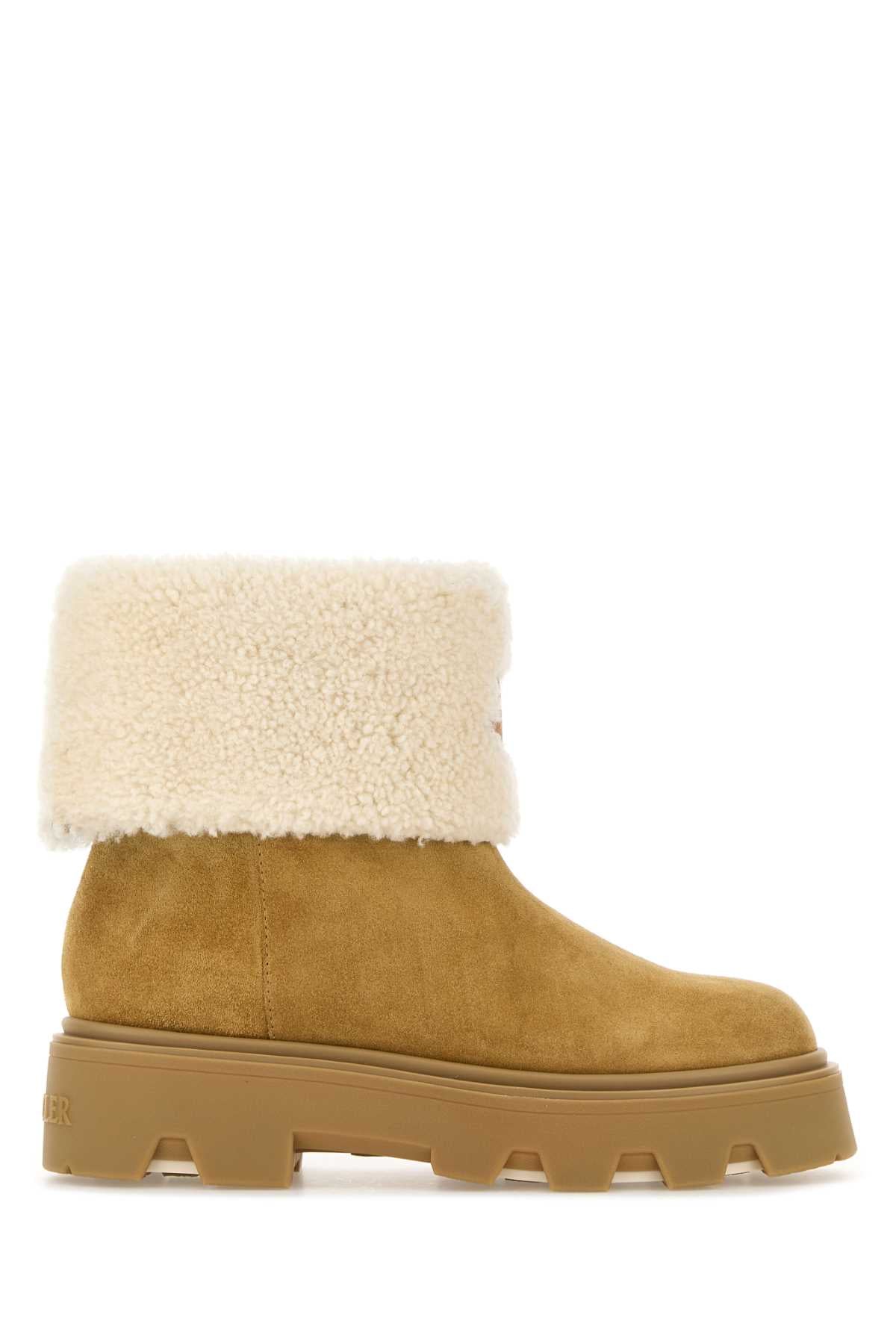 MONCLER Suede Ankle Boots