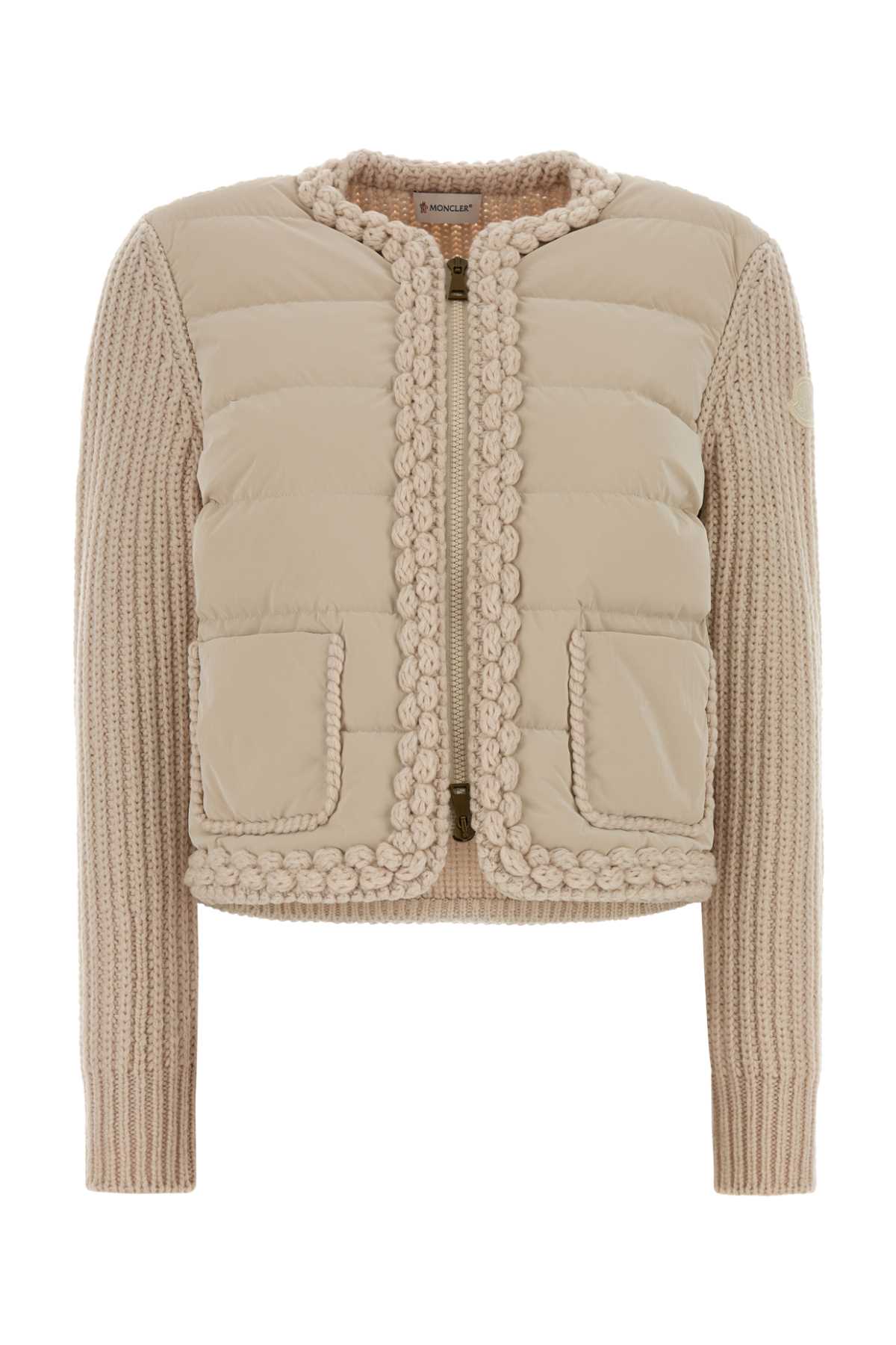 MONCLER Womens Mini Nylon Blend Jacket