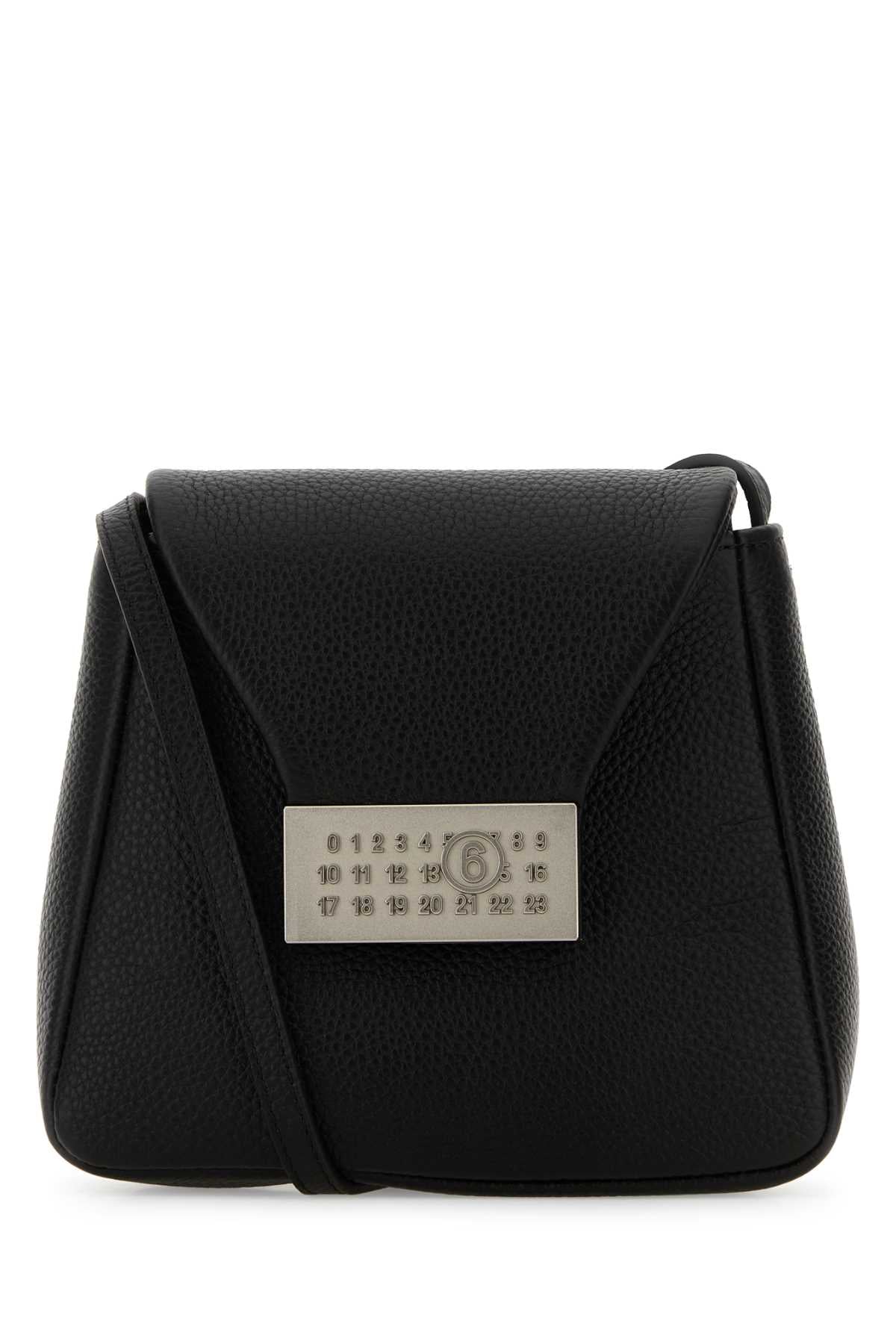 MM6 MAISON MARGIELA Unisex Mini Numeric Leather Crossbody Handbag - 17x16x7 cm