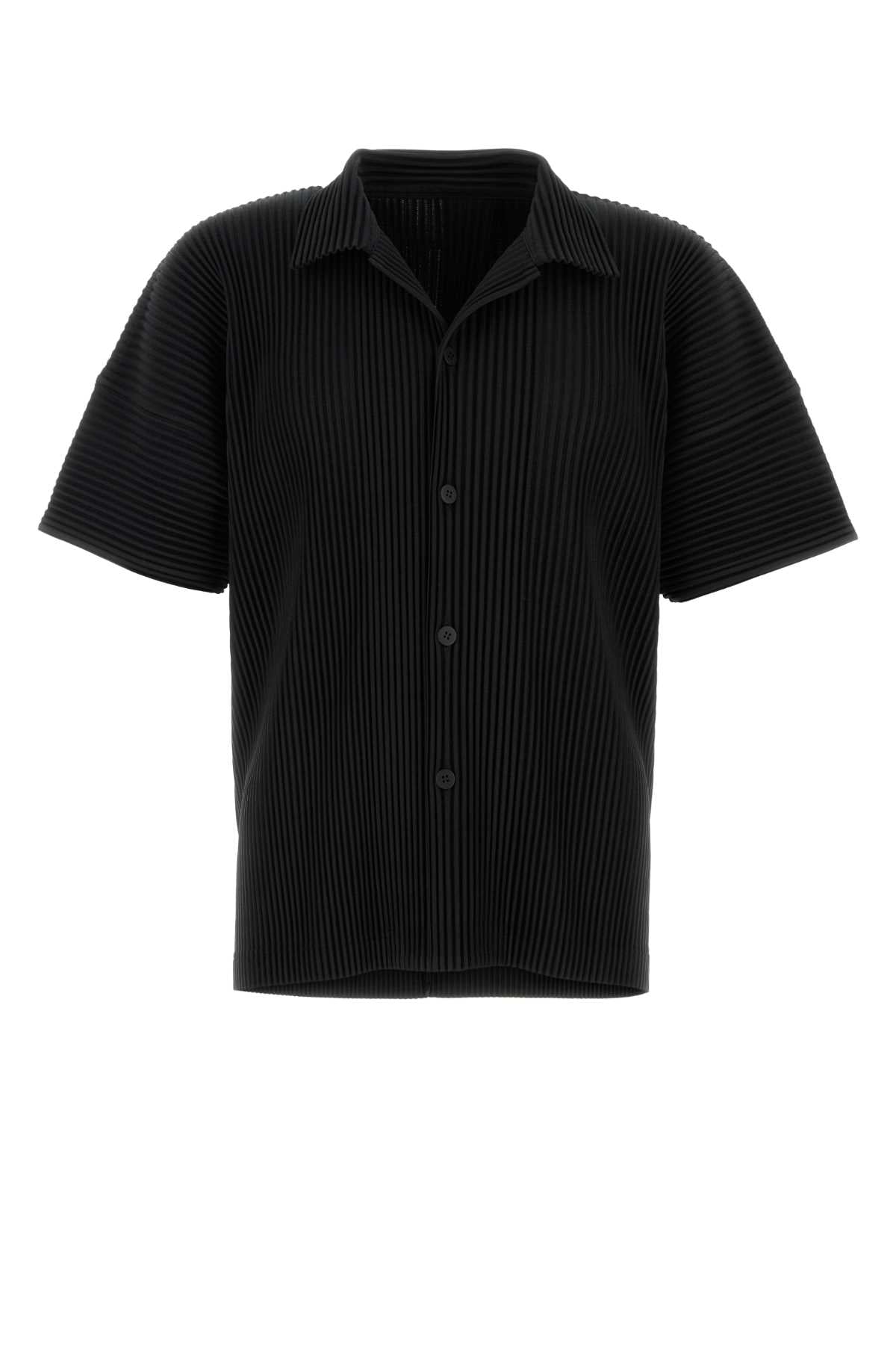 HOMME PLISSE' ISSEY MIYAKE Men's Pleated Polyester Shirt