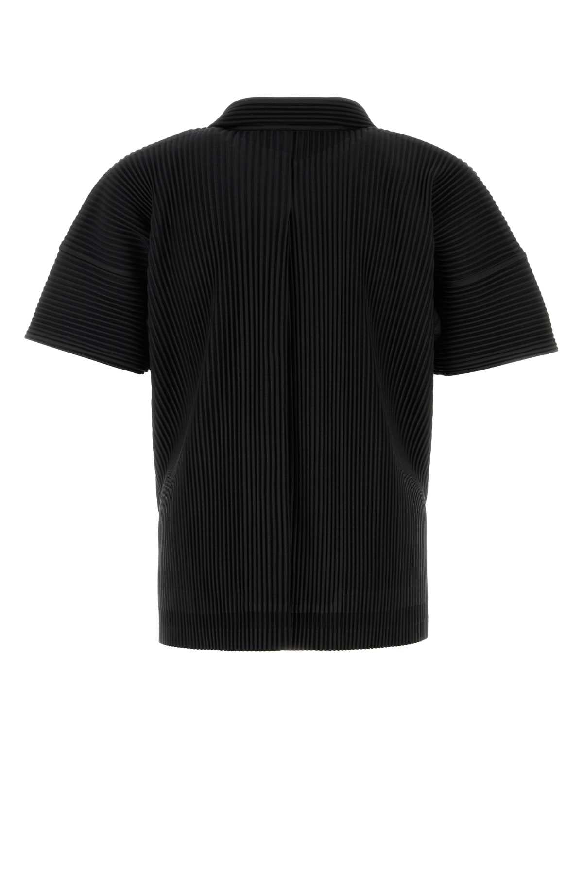 HOMME PLISSE' ISSEY MIYAKE Men's Pleated Polyester Shirt