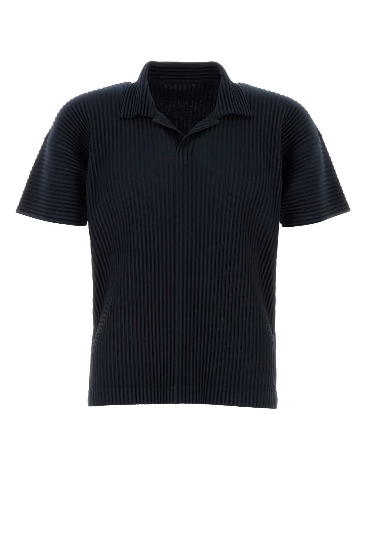 HOMME PLISSE' ISSEY MIYAKE Men's Polyester Mini Polo Shirt - FW25 Collection