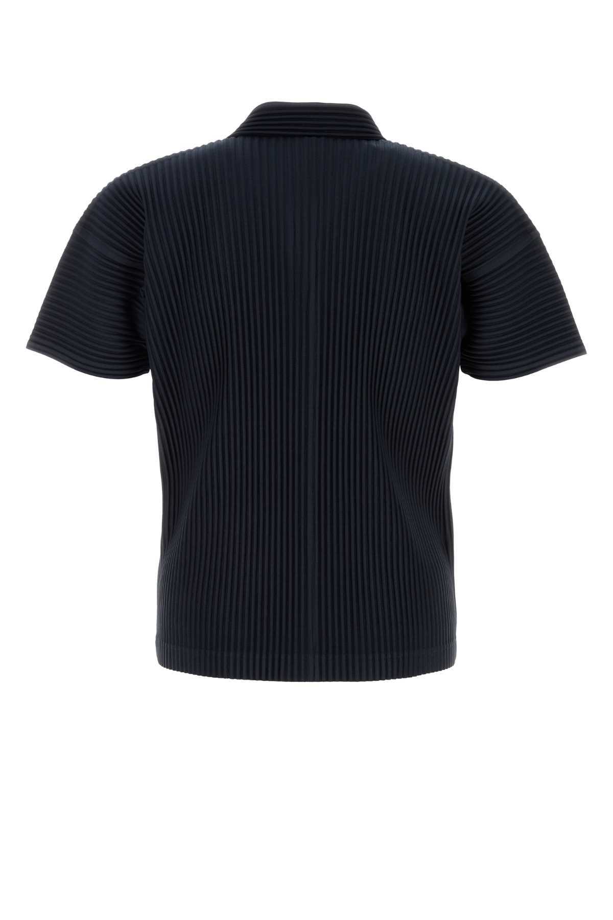 HOMME PLISSE' ISSEY MIYAKE Men's Polyester Mini Polo Shirt - FW25 Collection