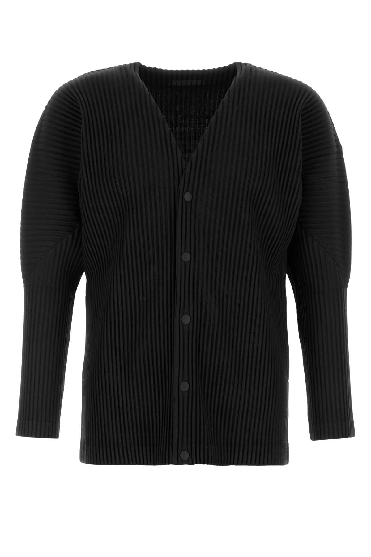 HOMME PLISSE' ISSEY MIYAKE Layered Elegance Mini Cardigan for Men
