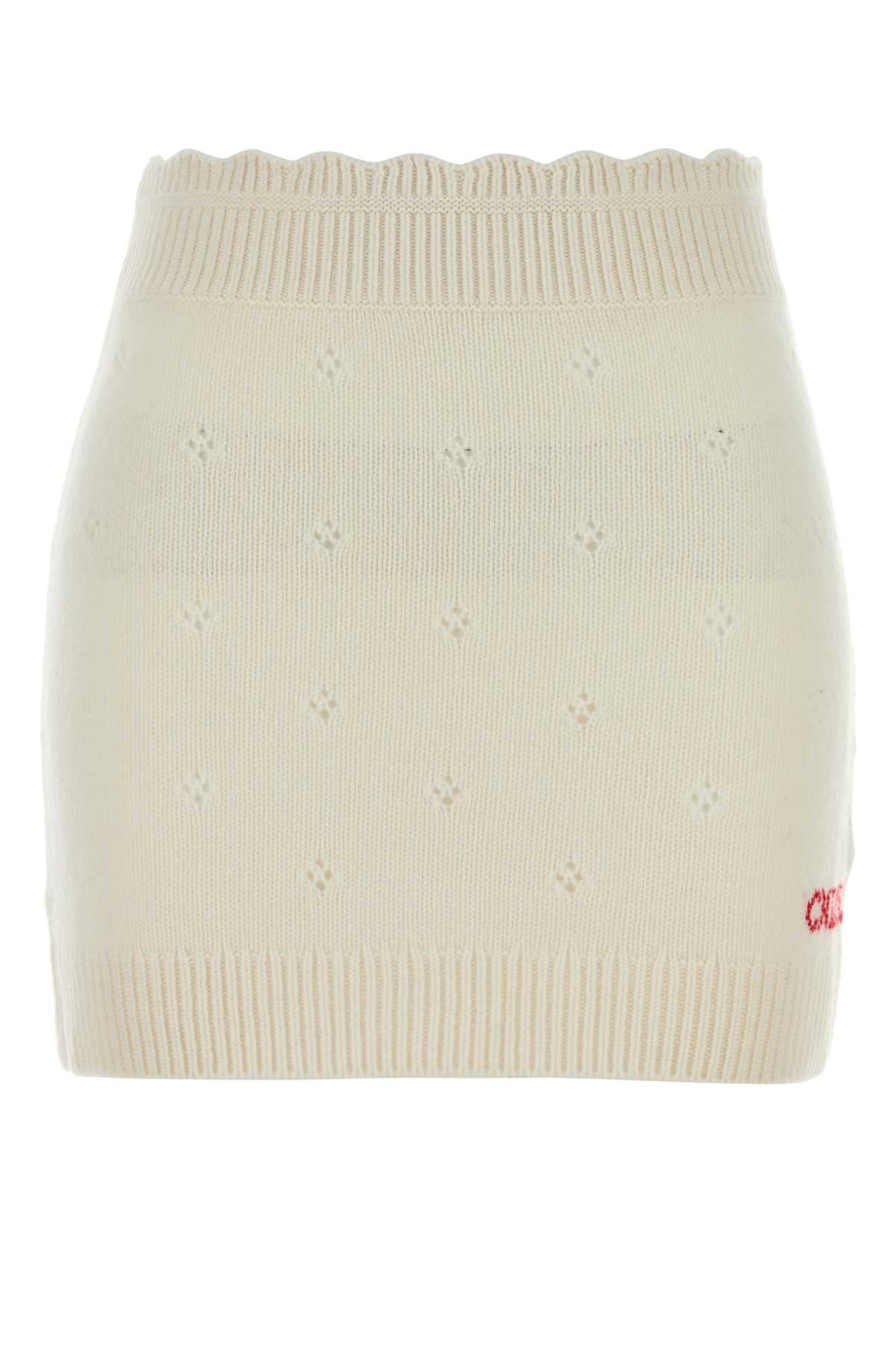 CHLOE Chic Wool Blend Mini Skirt for Women