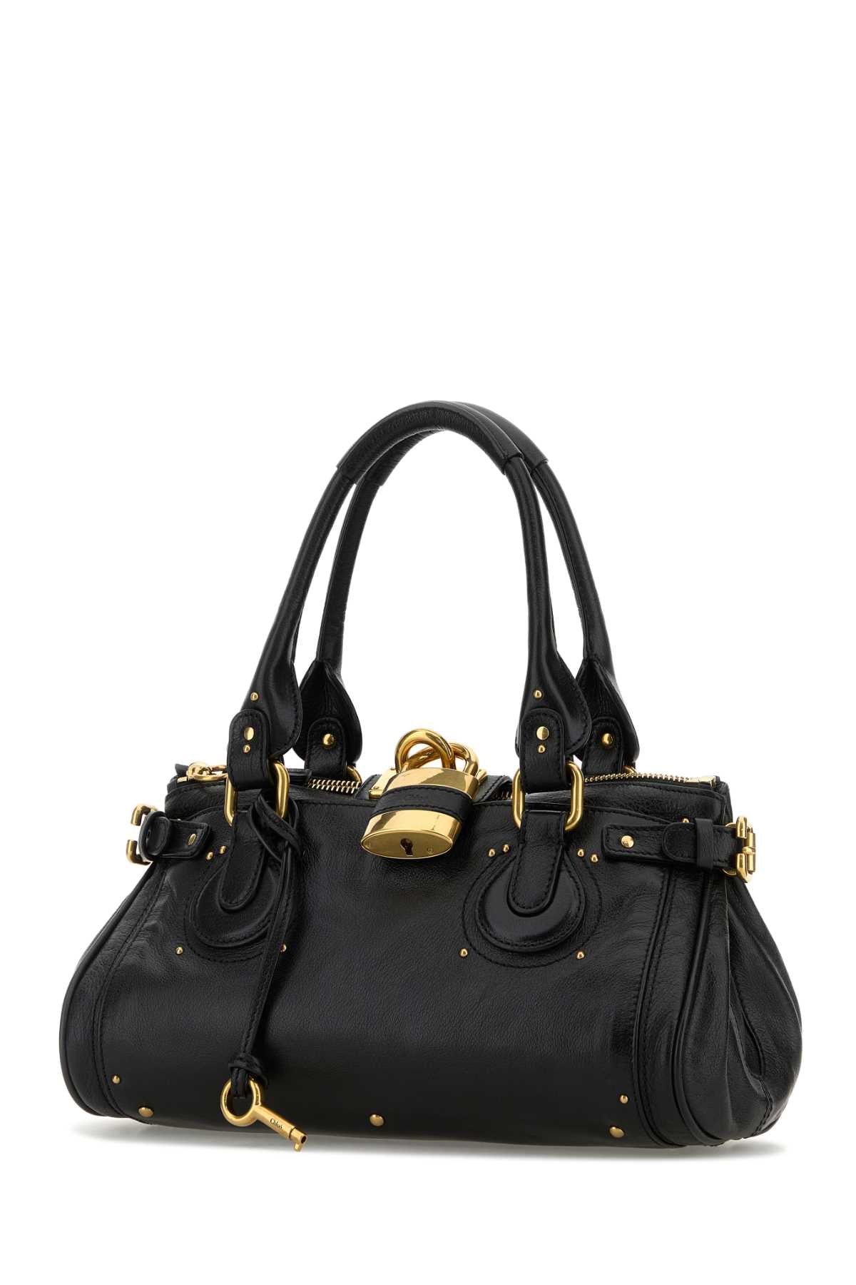CHLOE Mini Paddington Leather Shoulder Handbag - 36 cm