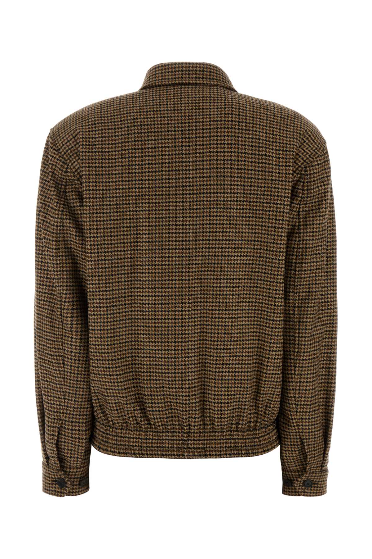 SAINT LAURENT Embroidered Wool Blend Jacket - Season 25W