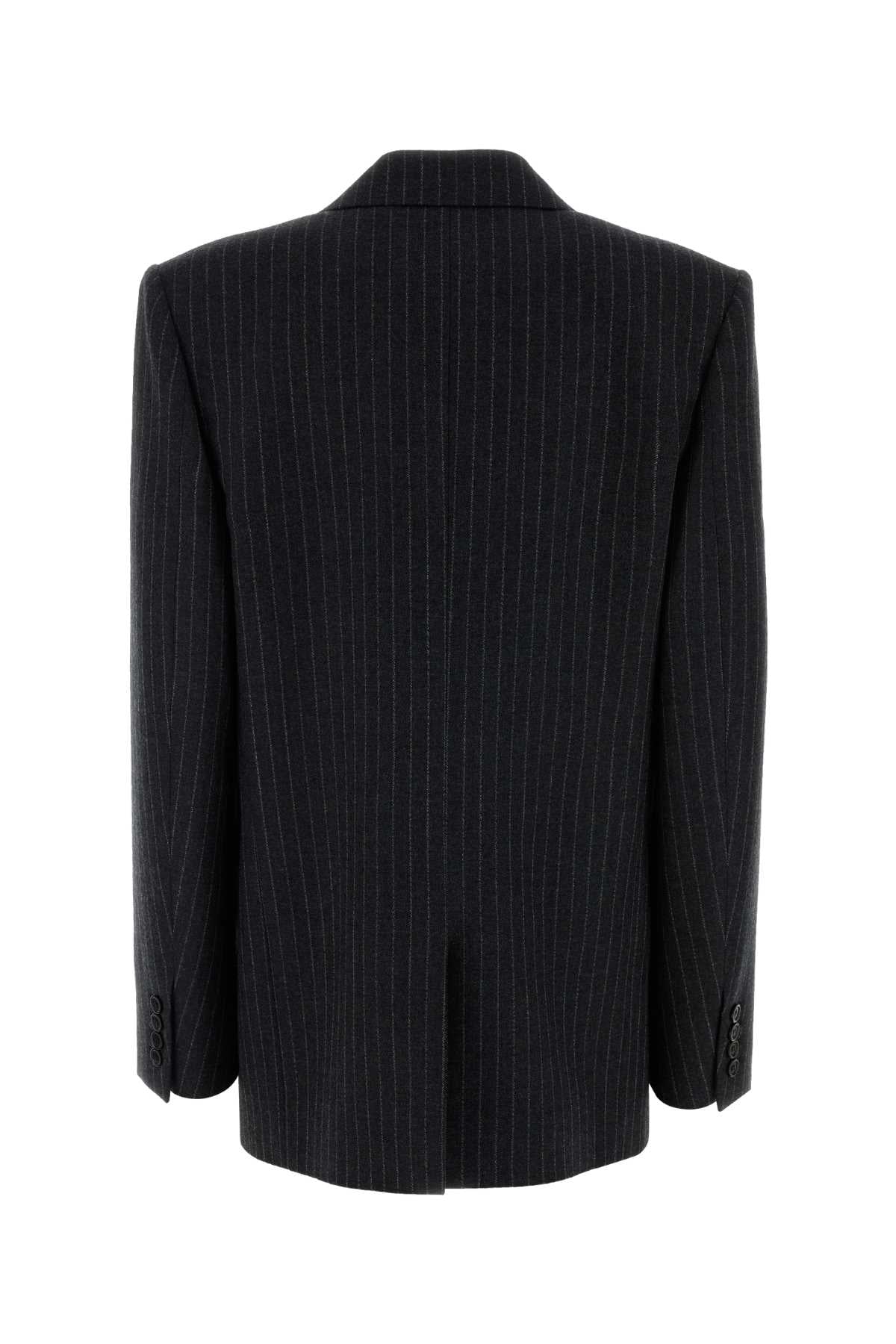 SAINT LAURENT Embroidered Wool Blend Blazer