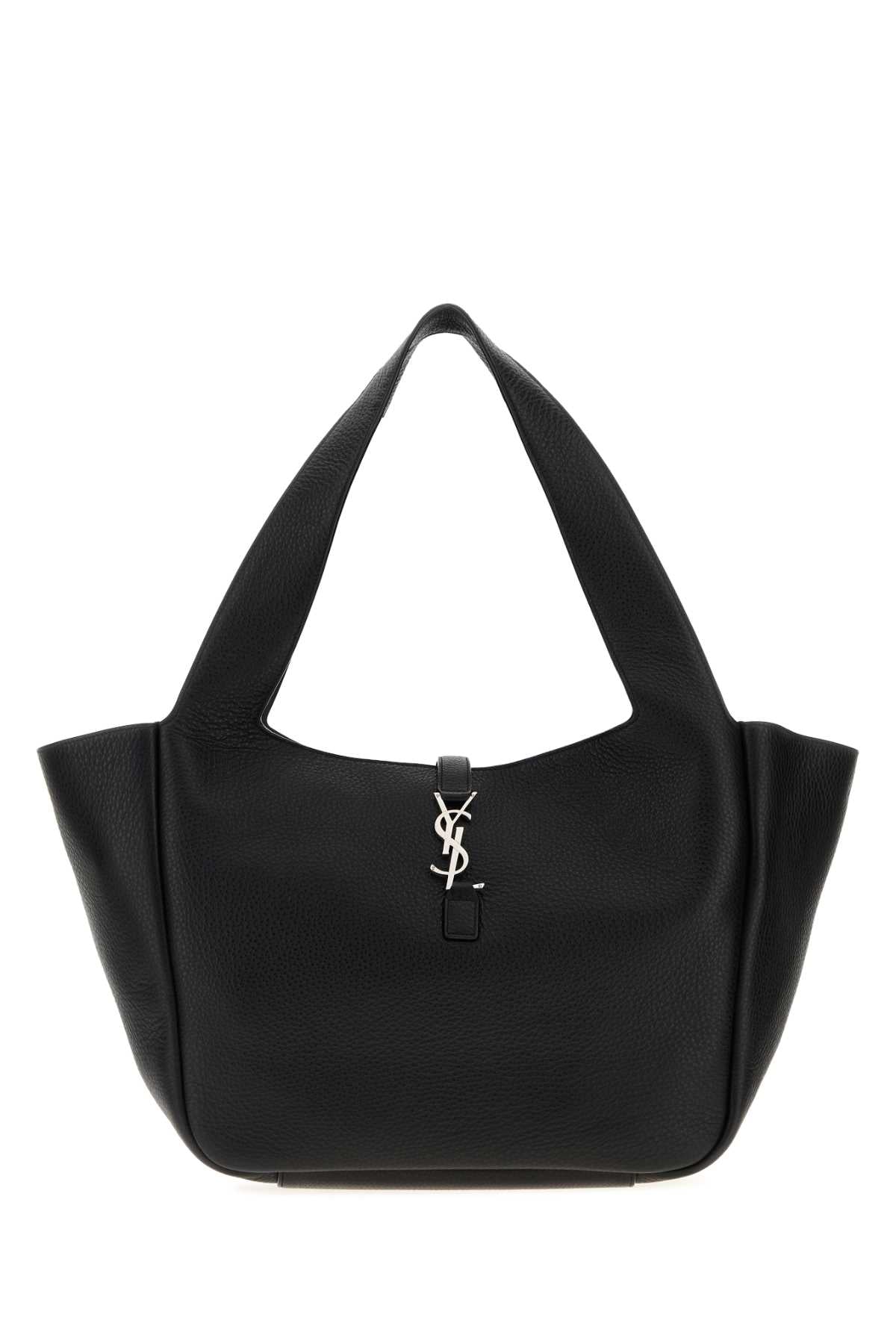 SAINT LAURENT Black Leather Bea Shopping Handbag - 38cm x 28cm x 13cm
