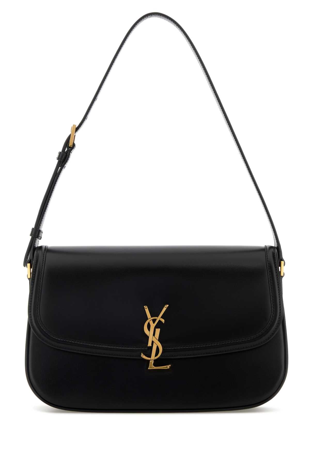 SAINT LAURENT Medium Solferino Leather Shoulder Handbag