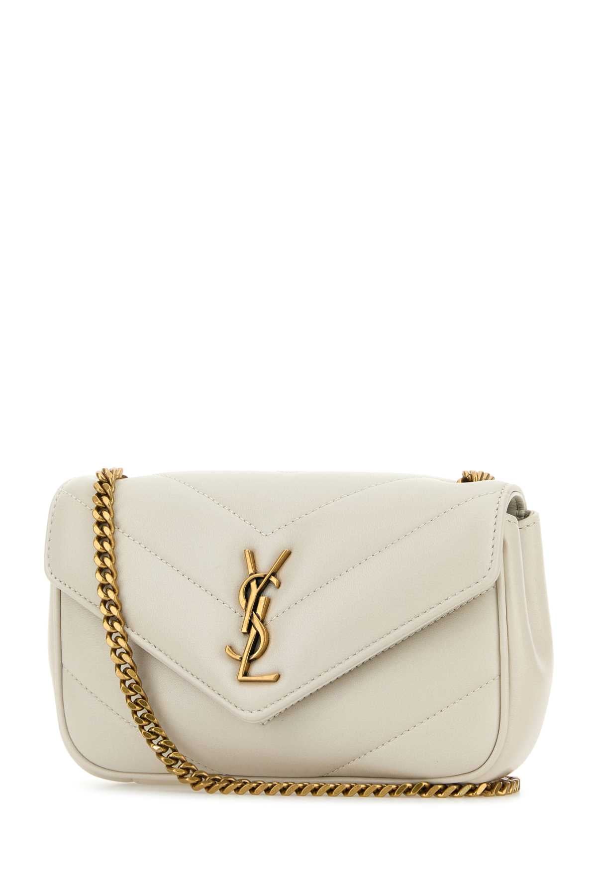 SAINT LAURENT Mini Leather Crossbody Handbag