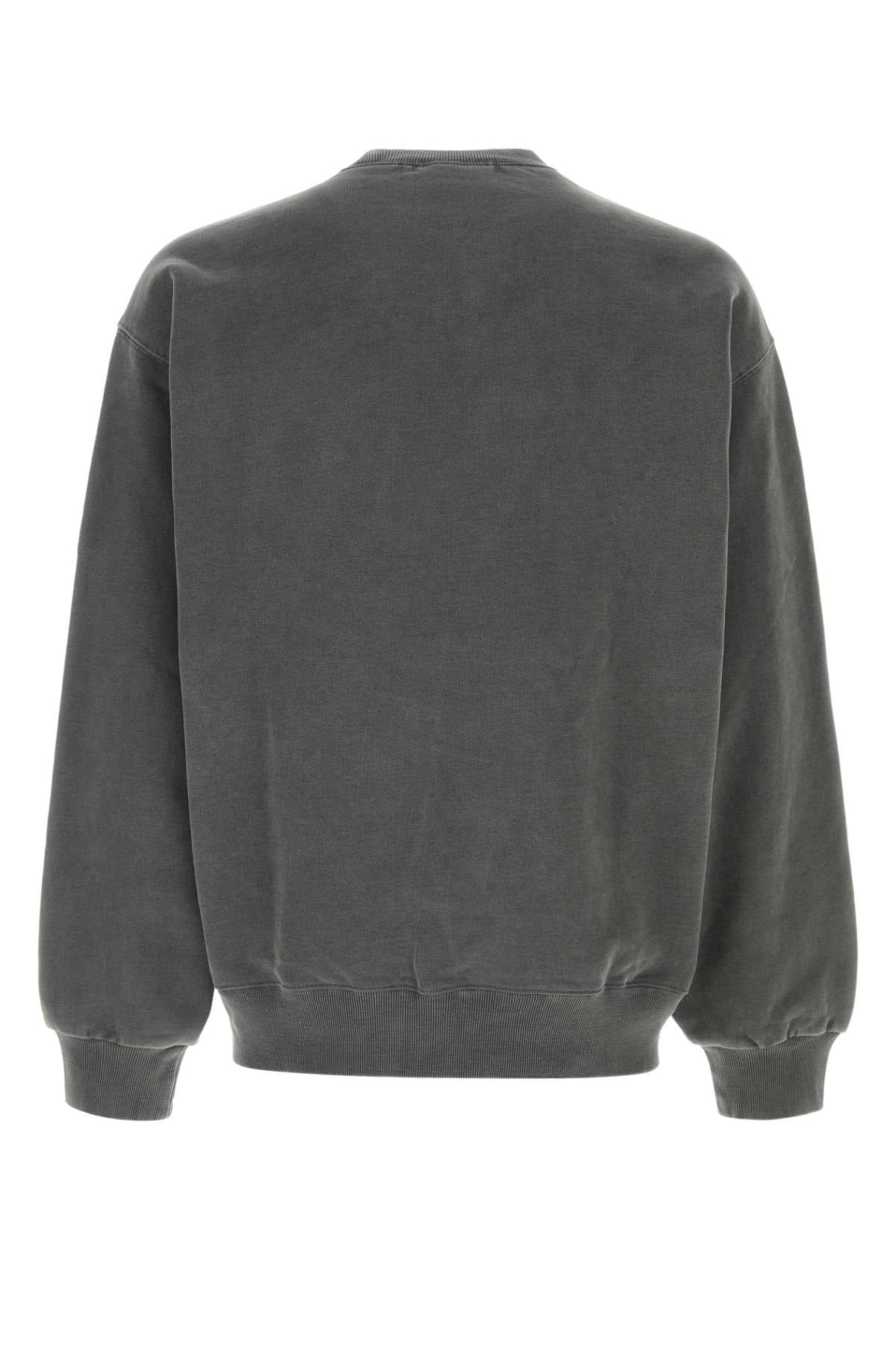 CARHARTT WIP Oversized Charcoat Cotton Sweatshirt for Men