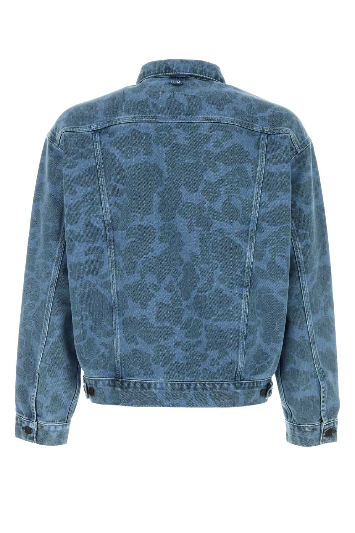 CARHARTT WIP Printed Denim Duck Helston Jacket - FW25