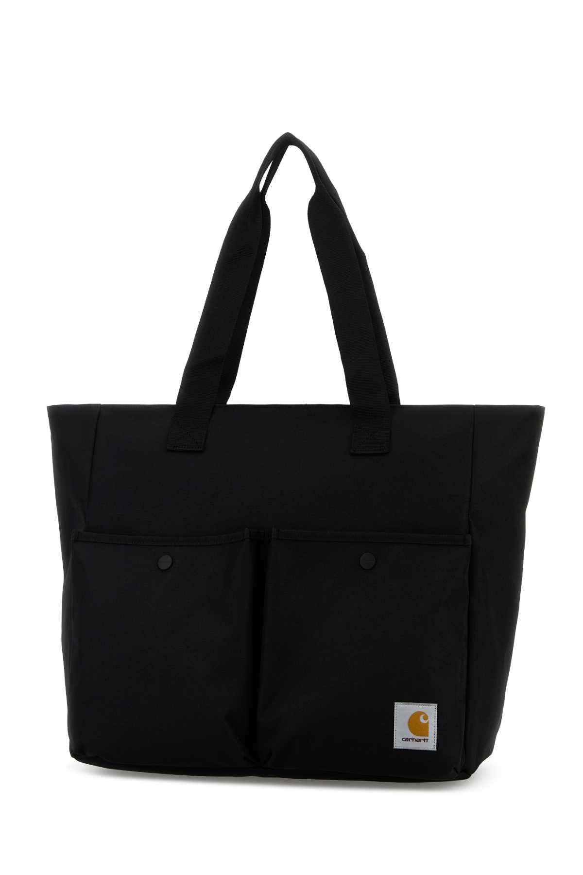 CARHARTT WIP Black Canvas Jake Tote Handbag - 45 cm x 35 cm x 4 cm