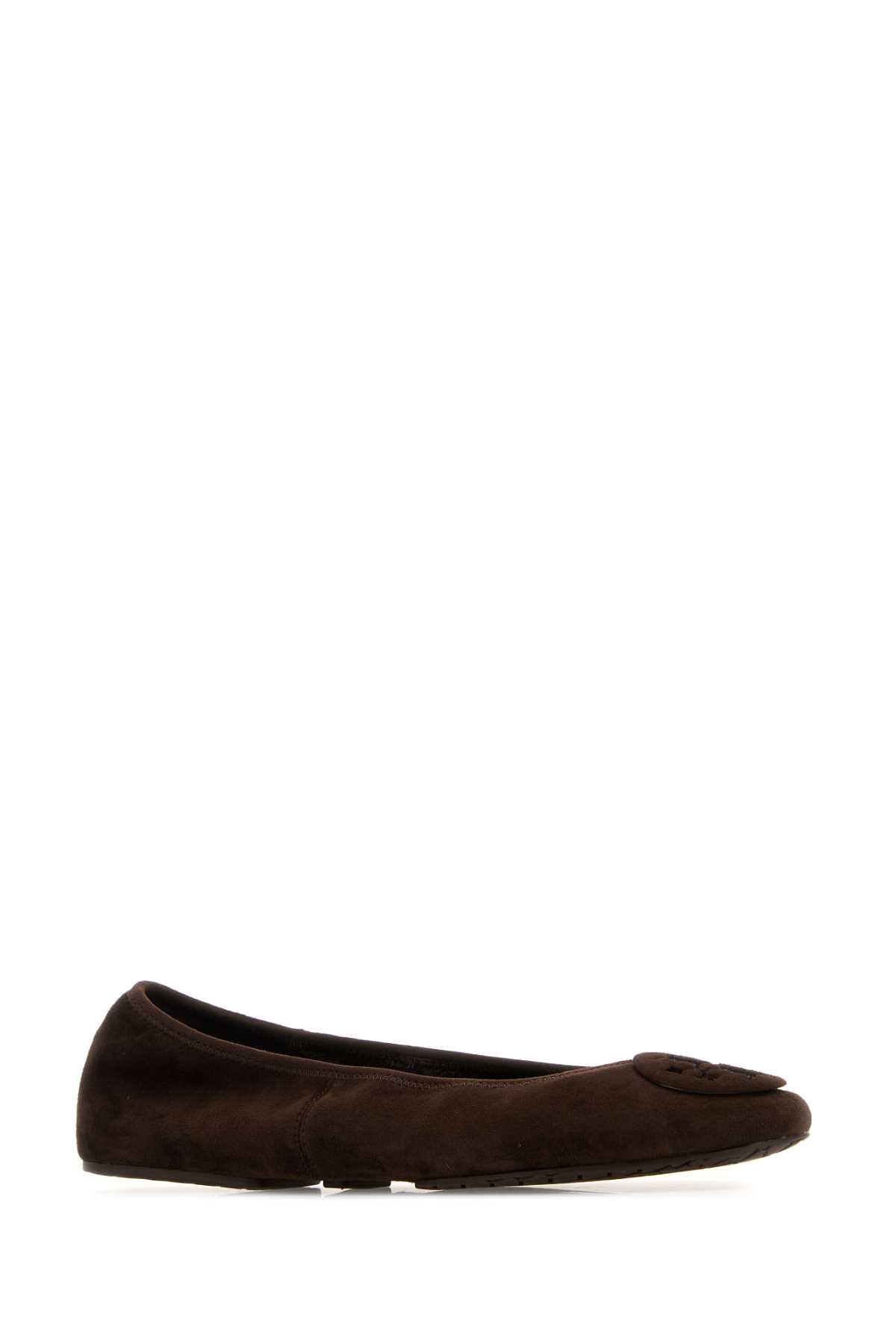 TORY BURCH Suede Mini Ballerina Flats for Women