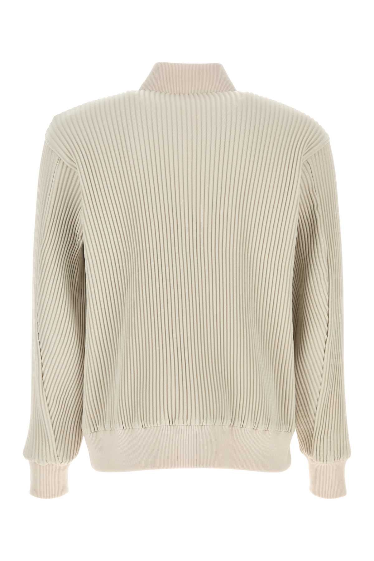 HOMME PLISSE' ISSEY MIYAKE Men's Mini Polyester Bomber Jacket