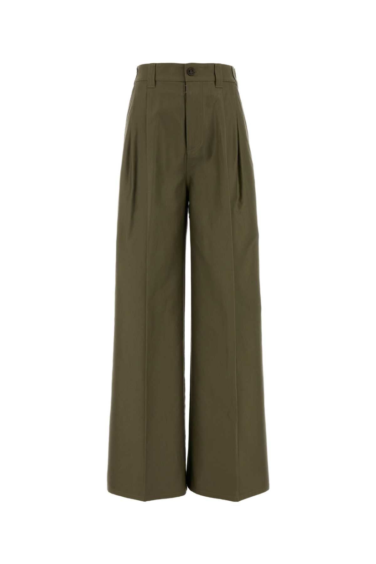 MAISON MARGIELA Wide-Leg Cotton Pants for Women