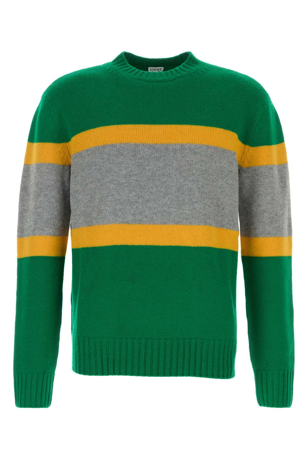 LOEWE Multicolor Wool Sweater for Men - Casual Fit