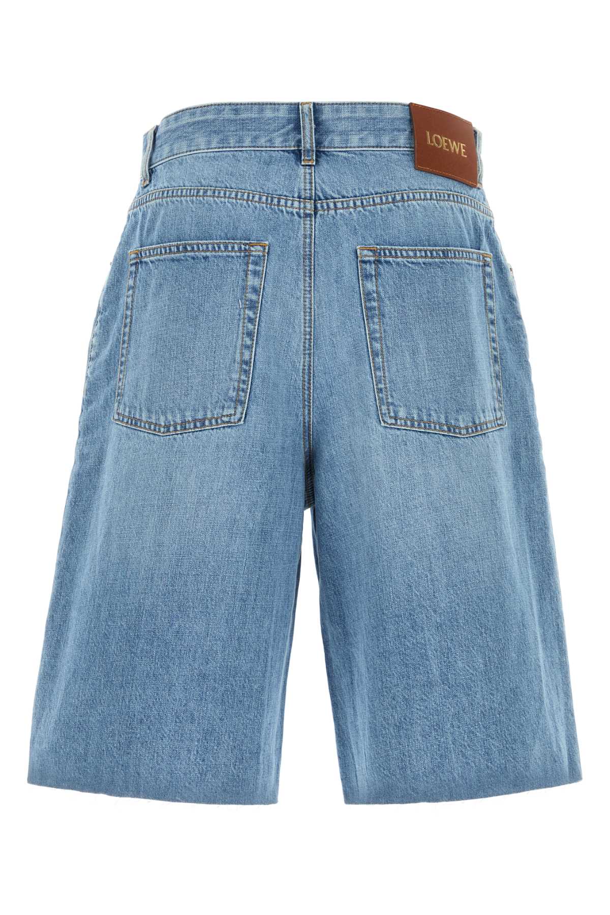 LOEWE Stylish Denim Bermuda Shorts