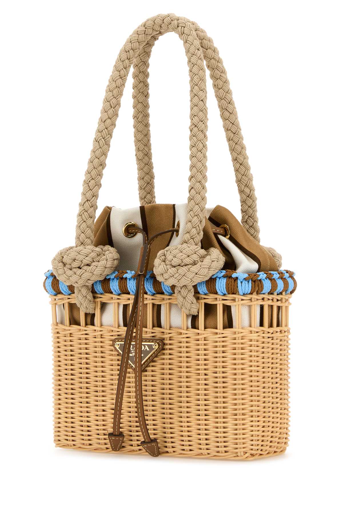 PRADA Mini Wicker Handbag - Chic and Versatile