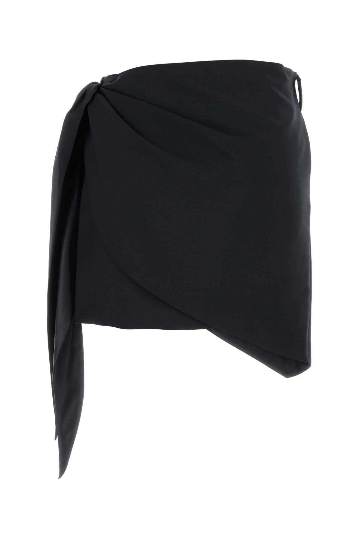 PRADA Chic Mohair Blend Mini Skirt