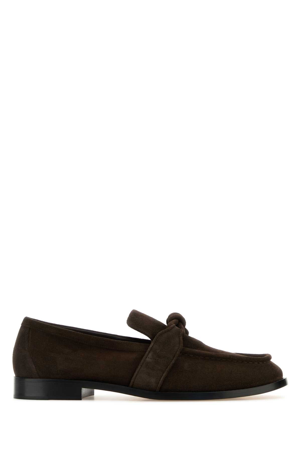 BOTTEGA VENETA Suede Astaire Loafers for Men