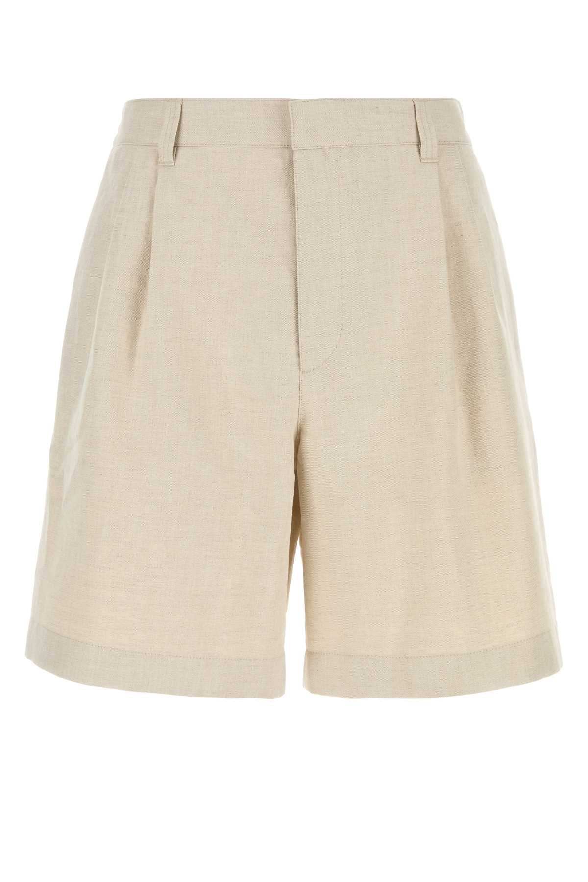 BOTTEGA VENETA Casual Twill Bermuda Shorts for Men