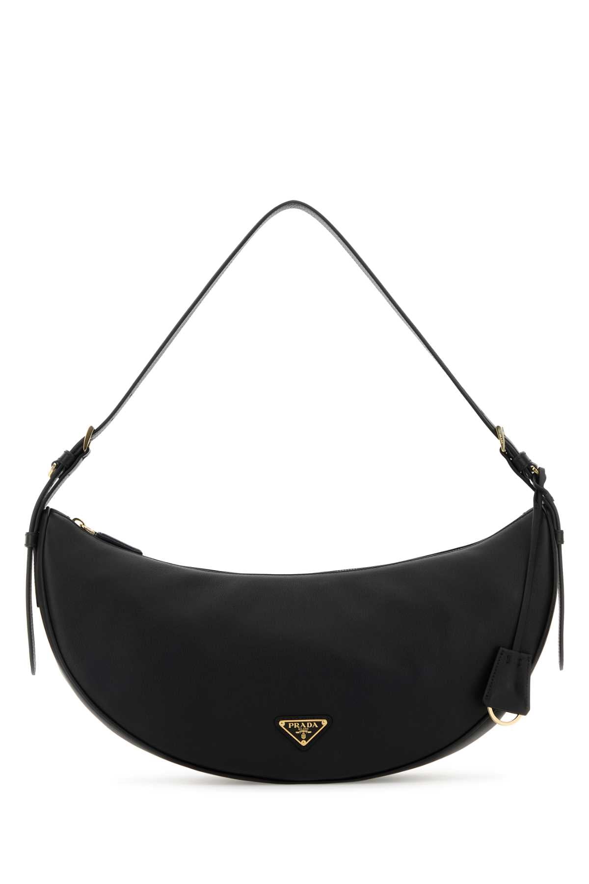 PRADA Large Demi-Lune Crossbody Handbag - 42cm