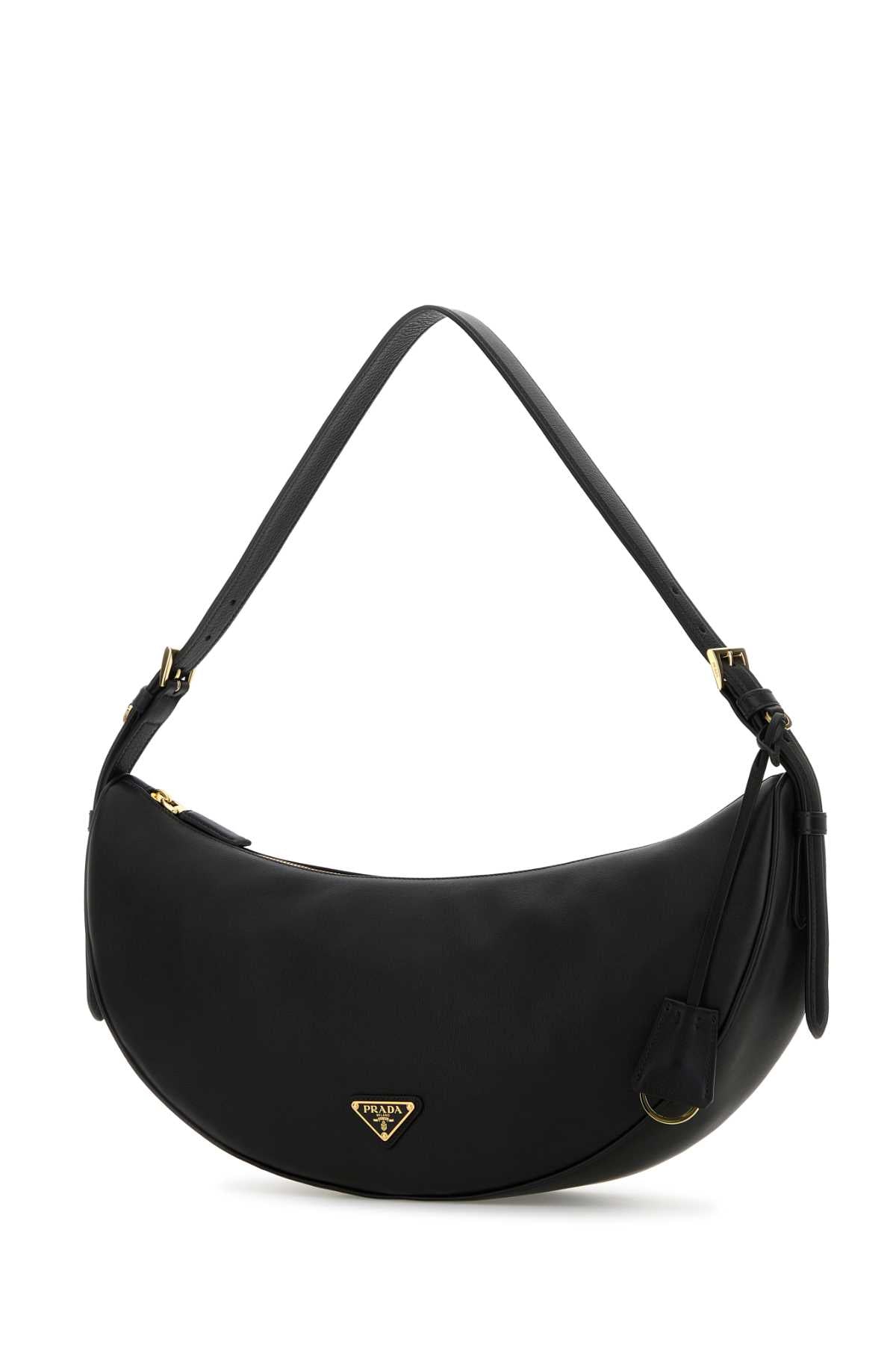 PRADA Large Demi-Lune Crossbody Handbag - 42cm