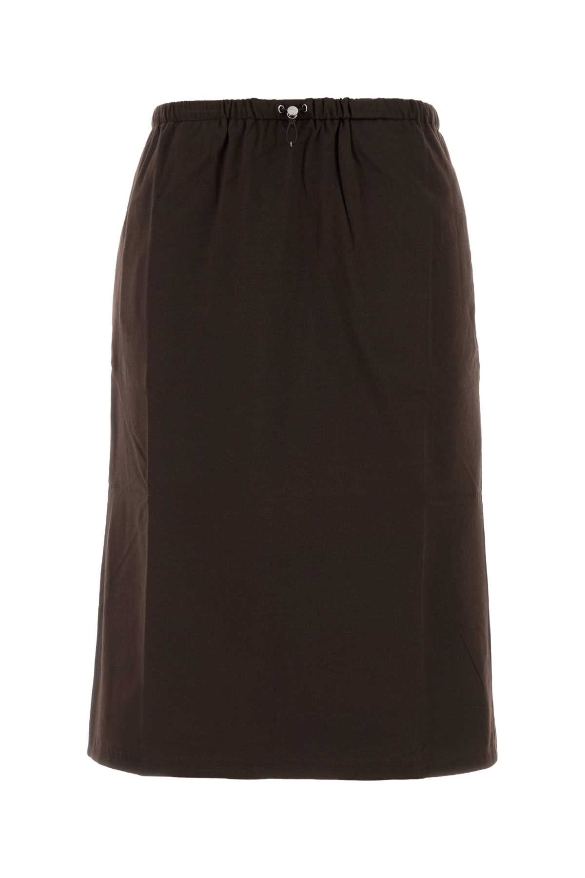 PRADA Reversible Cotton Mini Skirt for Women