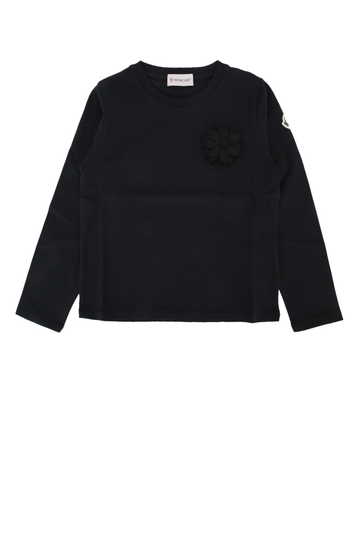 MONCLER JR Kids' Long Sleeve Mini T-Shirt