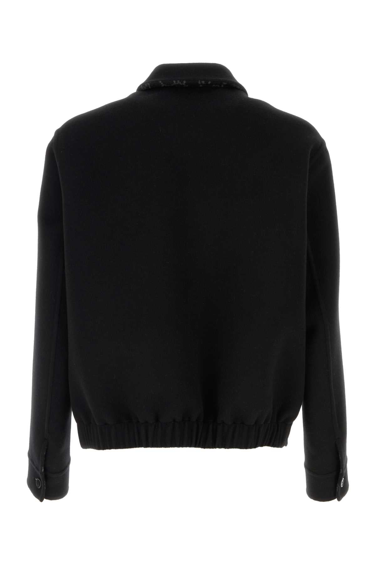 GUCCI Classic Black Flannel Jacket