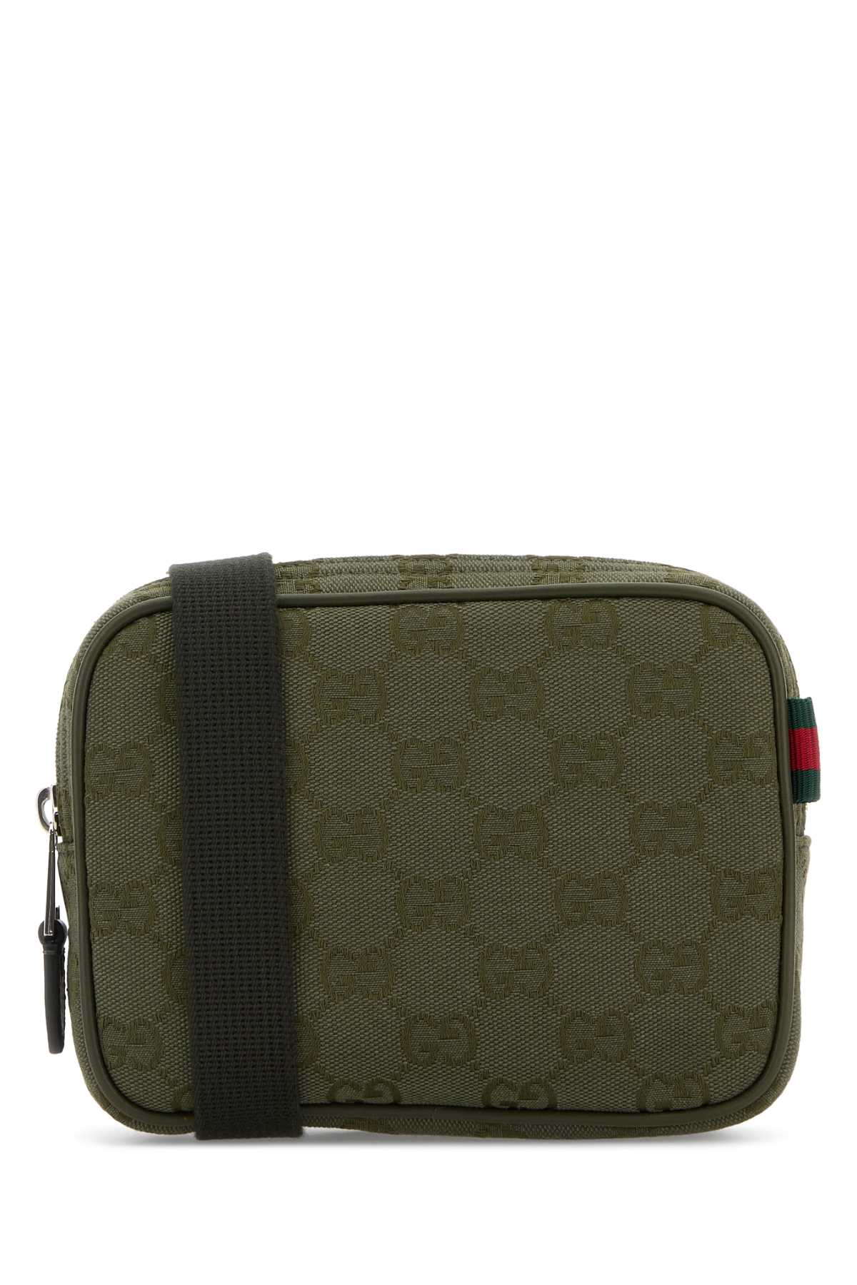 GUCCI Mini GG Fabric Crossbody Handbag