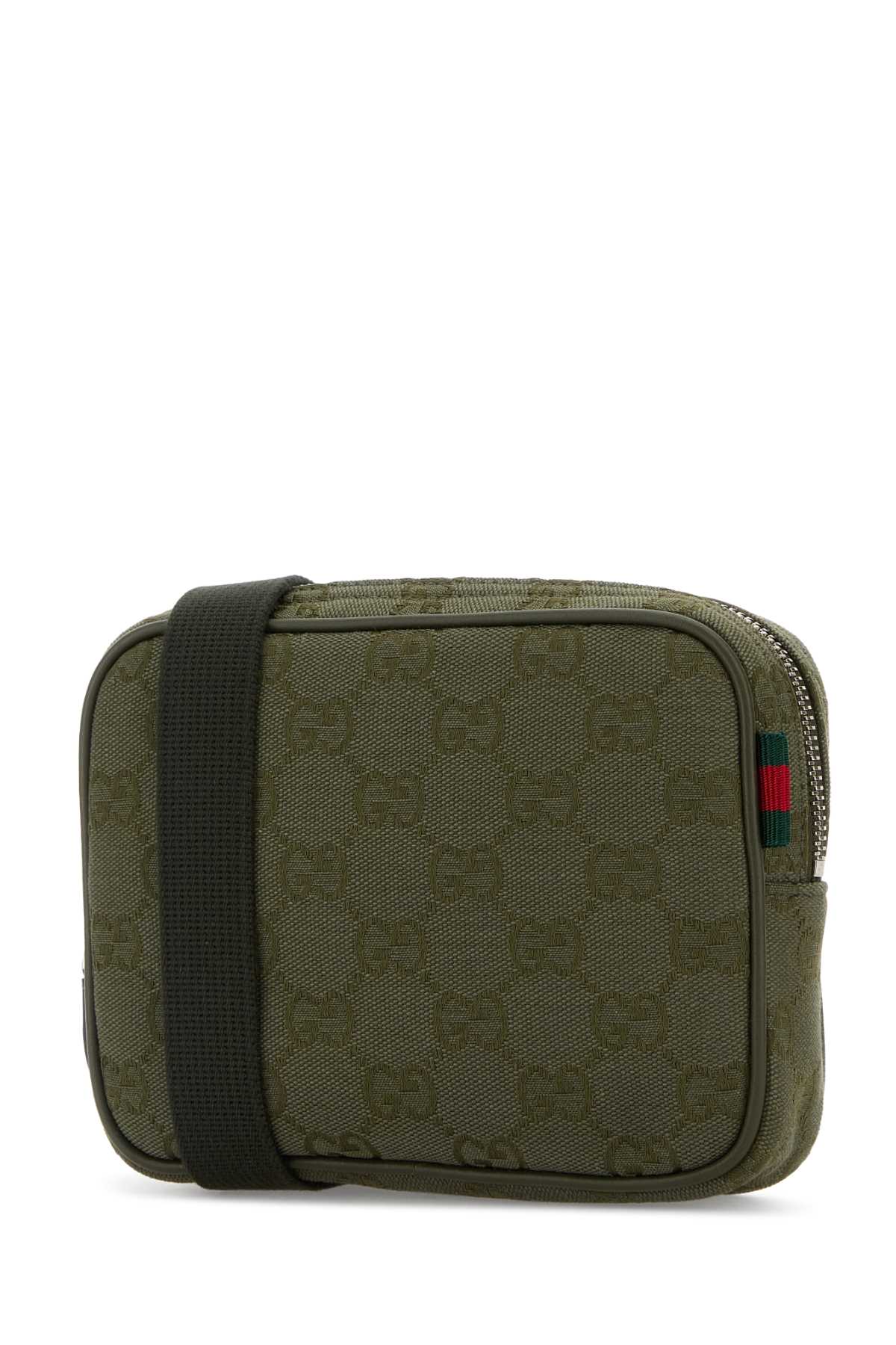 GUCCI Mini GG Fabric Crossbody Handbag