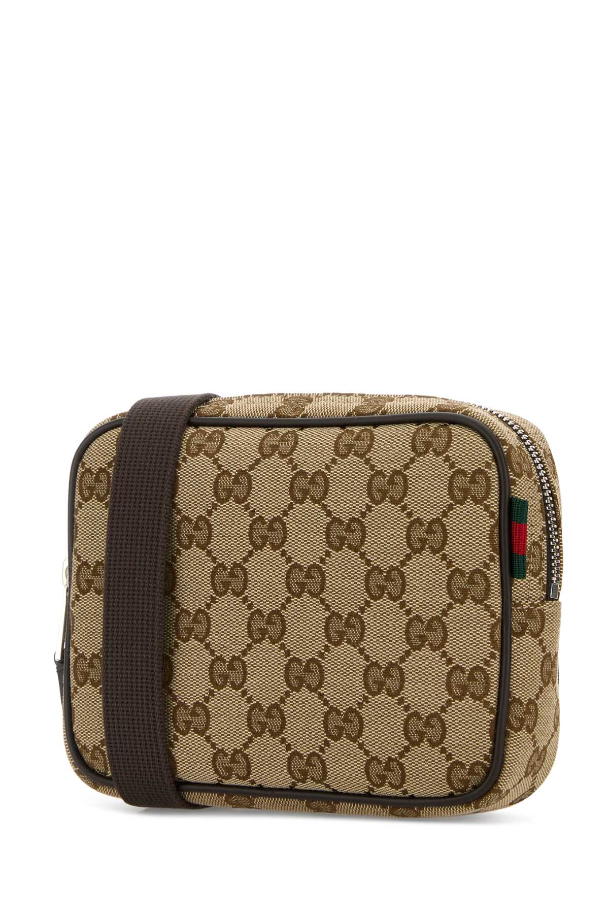 GUCCI Mini GG Fabric Crossbody Handbag