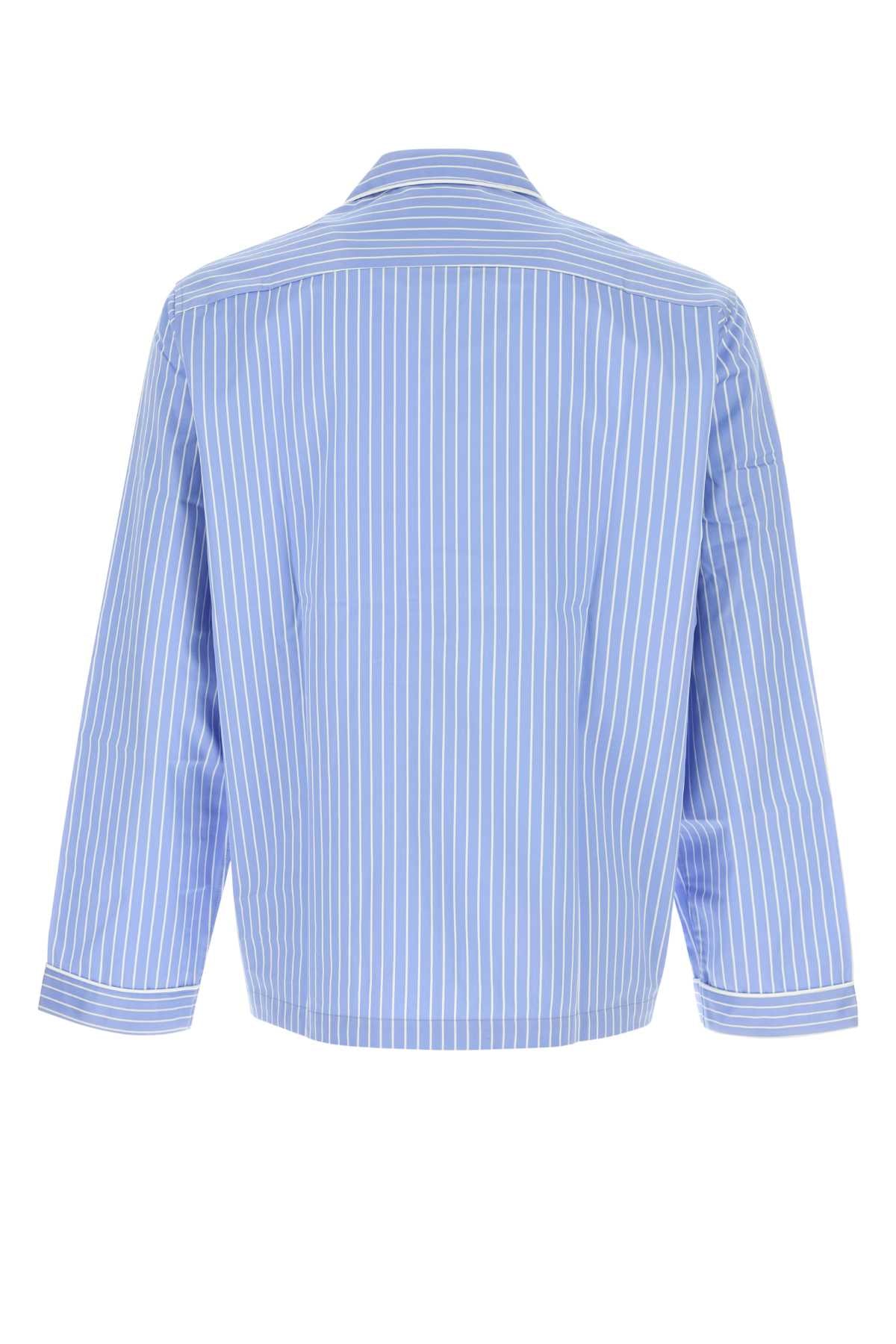 TEKLA Embroidered Cotton Sateen Shirt - Unisex