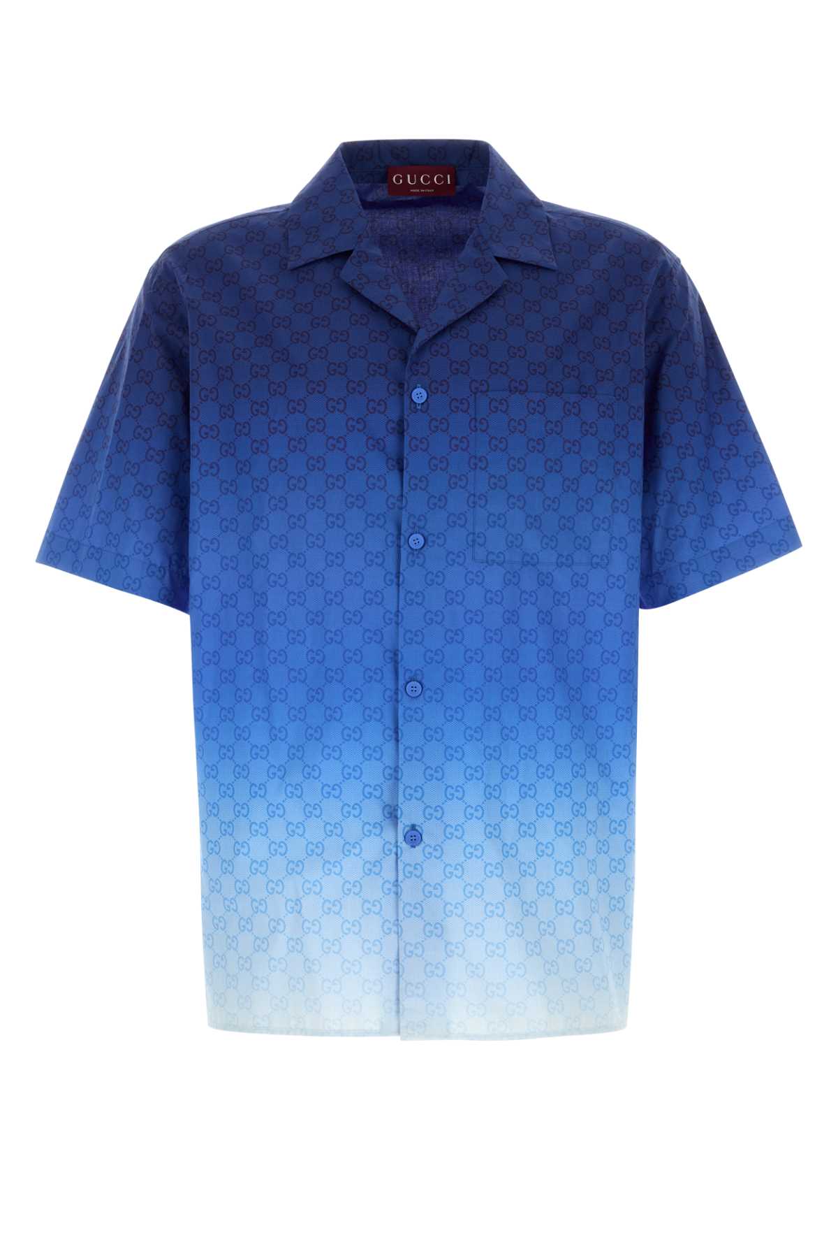 GUCCI Printed Poplin Shirt for Men