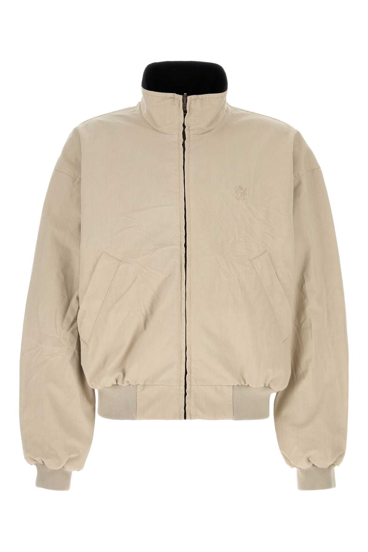 BALENCIAGA Reversible Cotton Blend Bomber Jacket