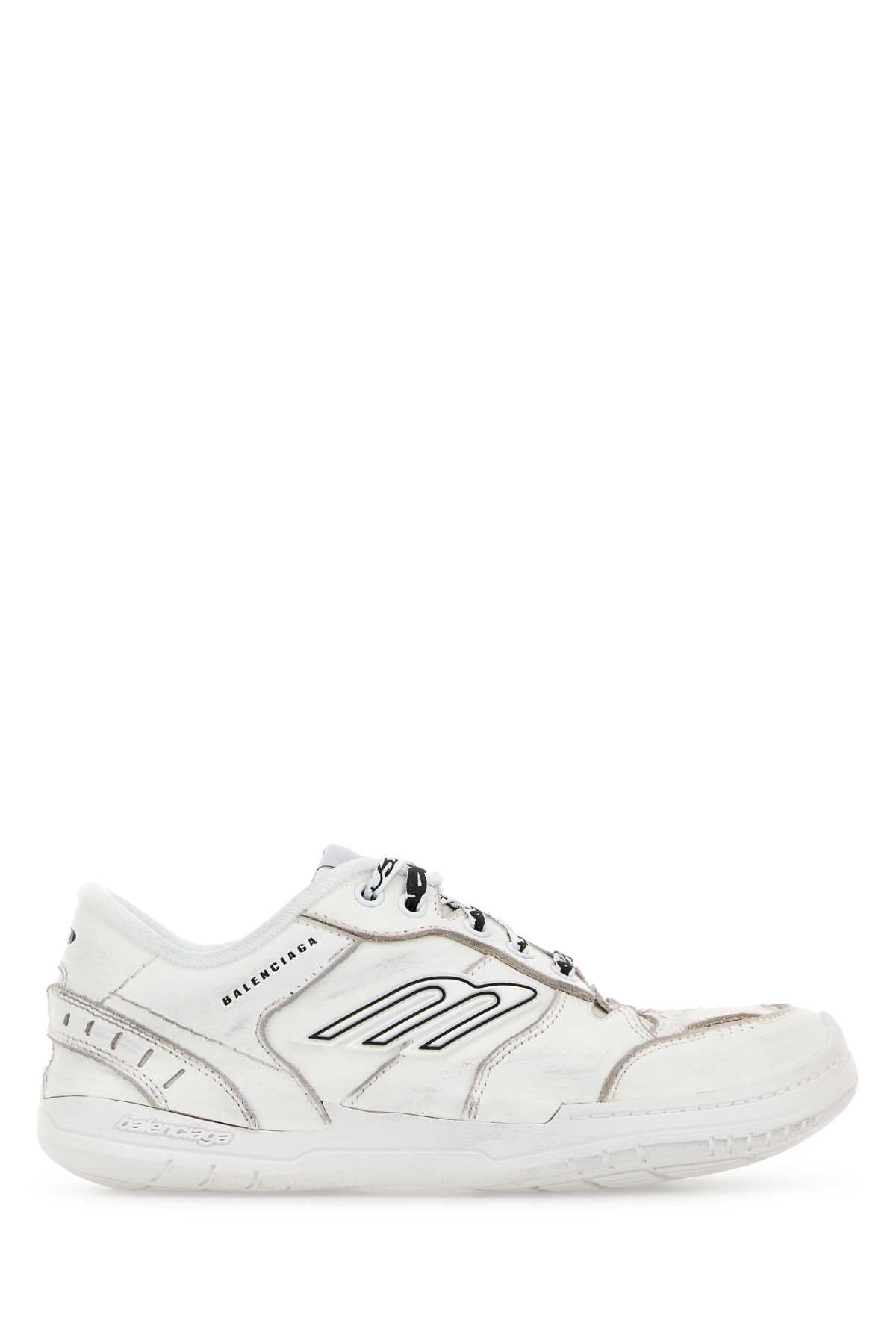 BALENCIAGA Elegant Leather Hamptons Sneakers for Women
