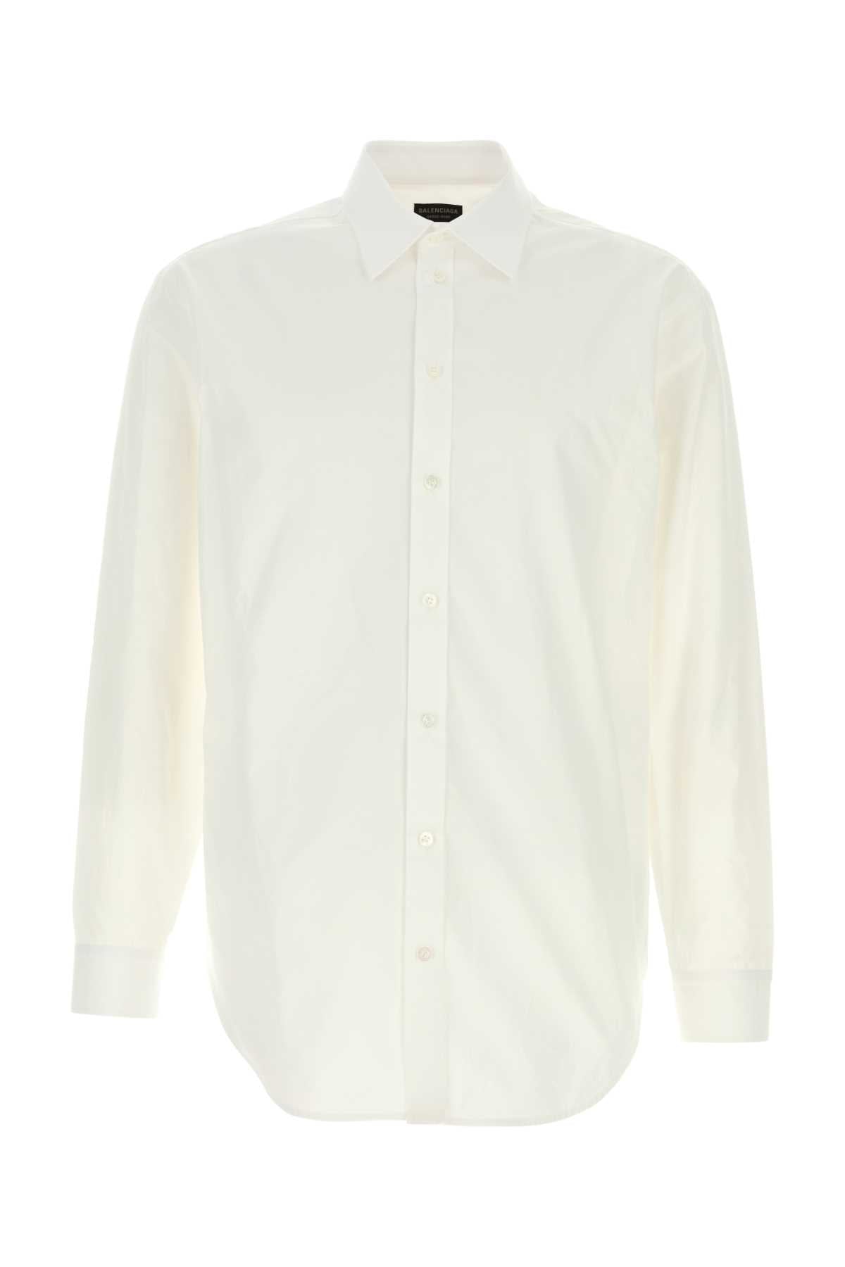 BALENCIAGA Classic Poplin Shirt for Men