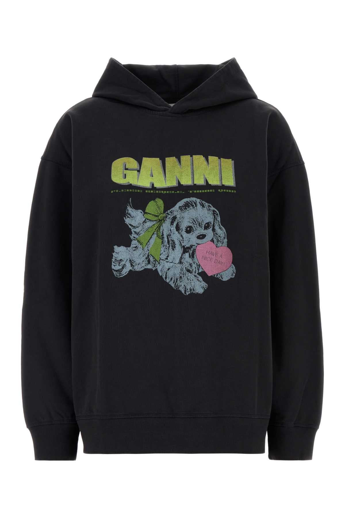 GANNI Cotton Sweatshirt for Women - FW25 Collection