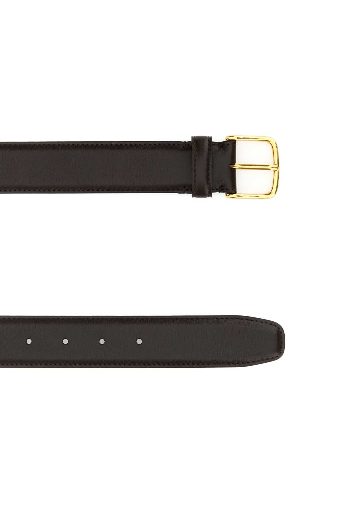 THE ROW Elegant Leather Belt - Height: 3.5 cm
