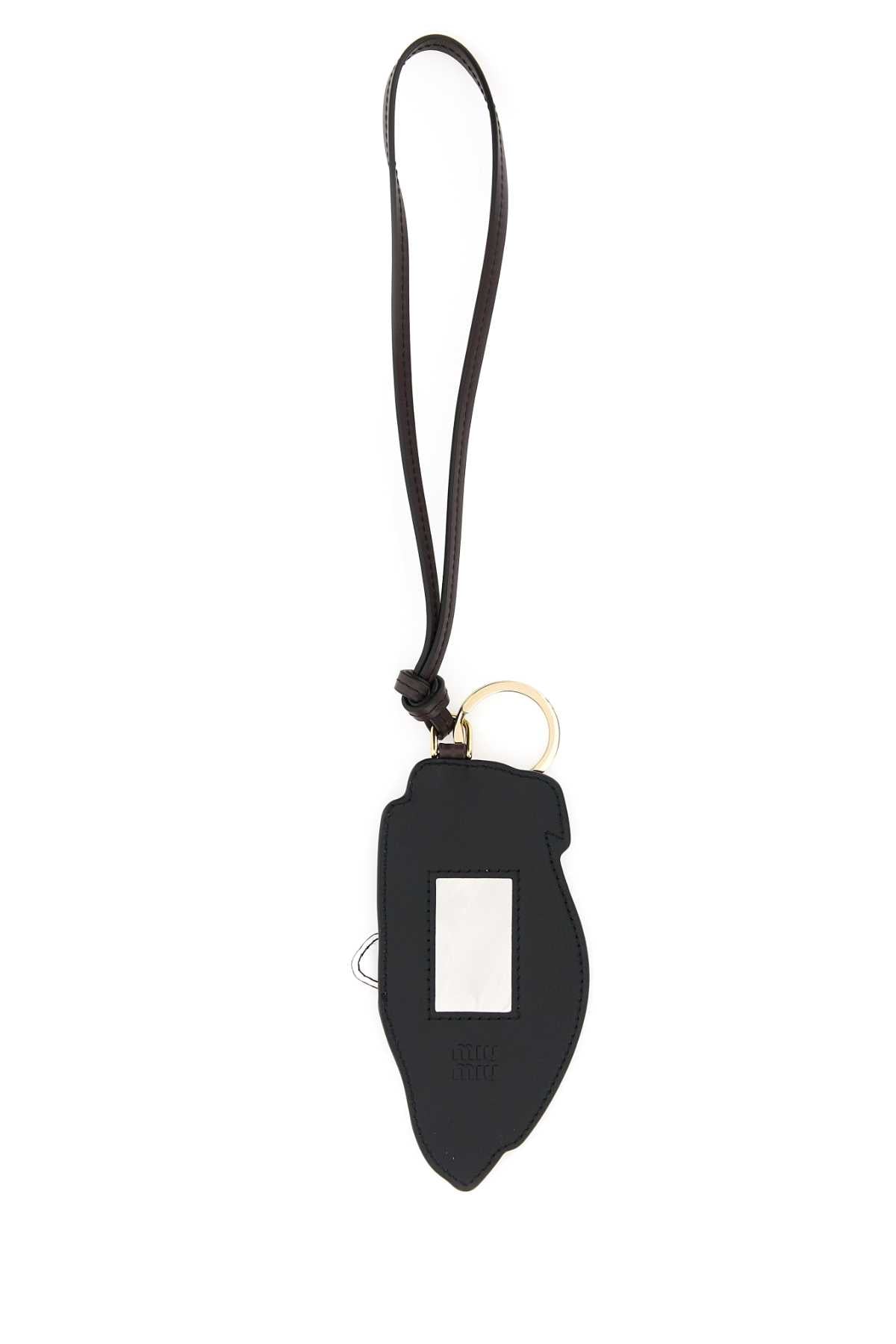 MIU MIU Stylish Mini Leather Keyring