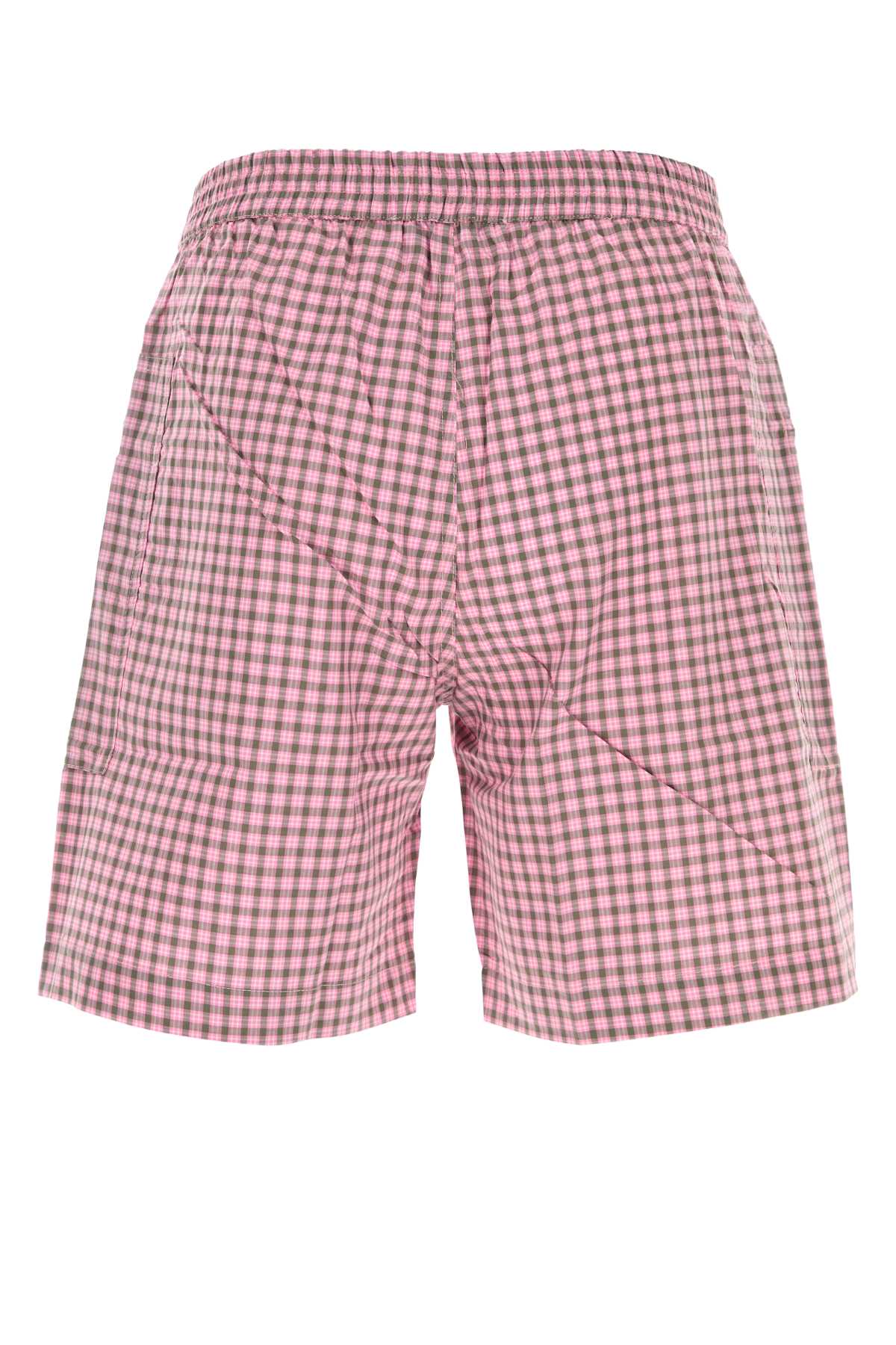 GIMAGUAS Embroidered Cotton Mini Bermuda Shorts