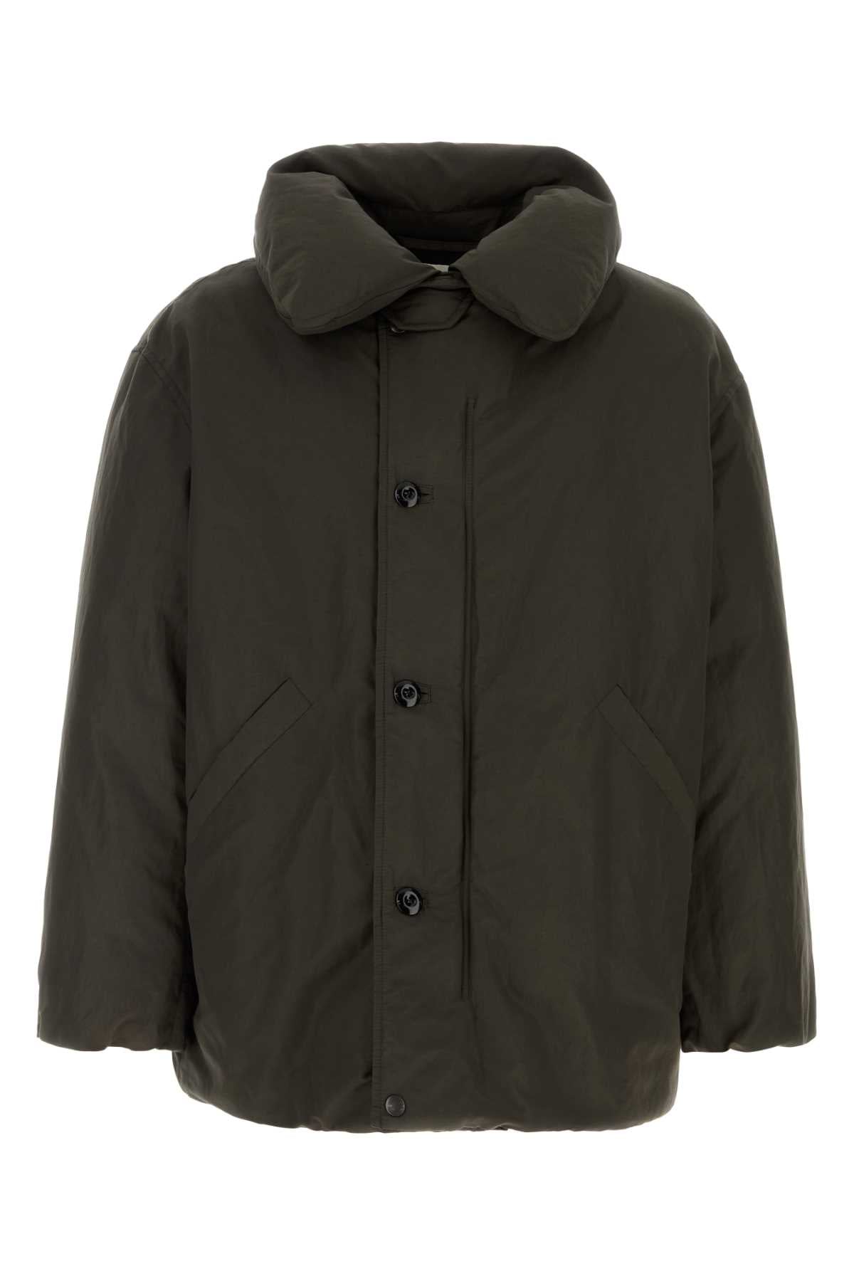 LEMAIRE Mud Nylon Blend Down Jacket for Men