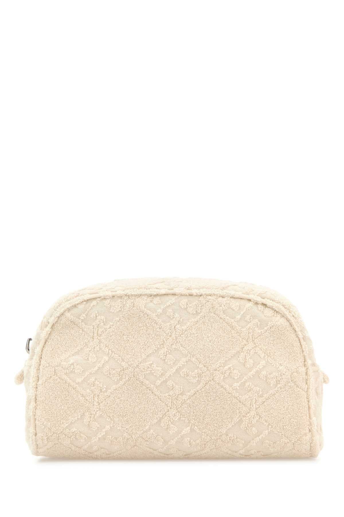 TORY BURCH Mini Terry Fabric Beauty Case - Elegant Travel Companion