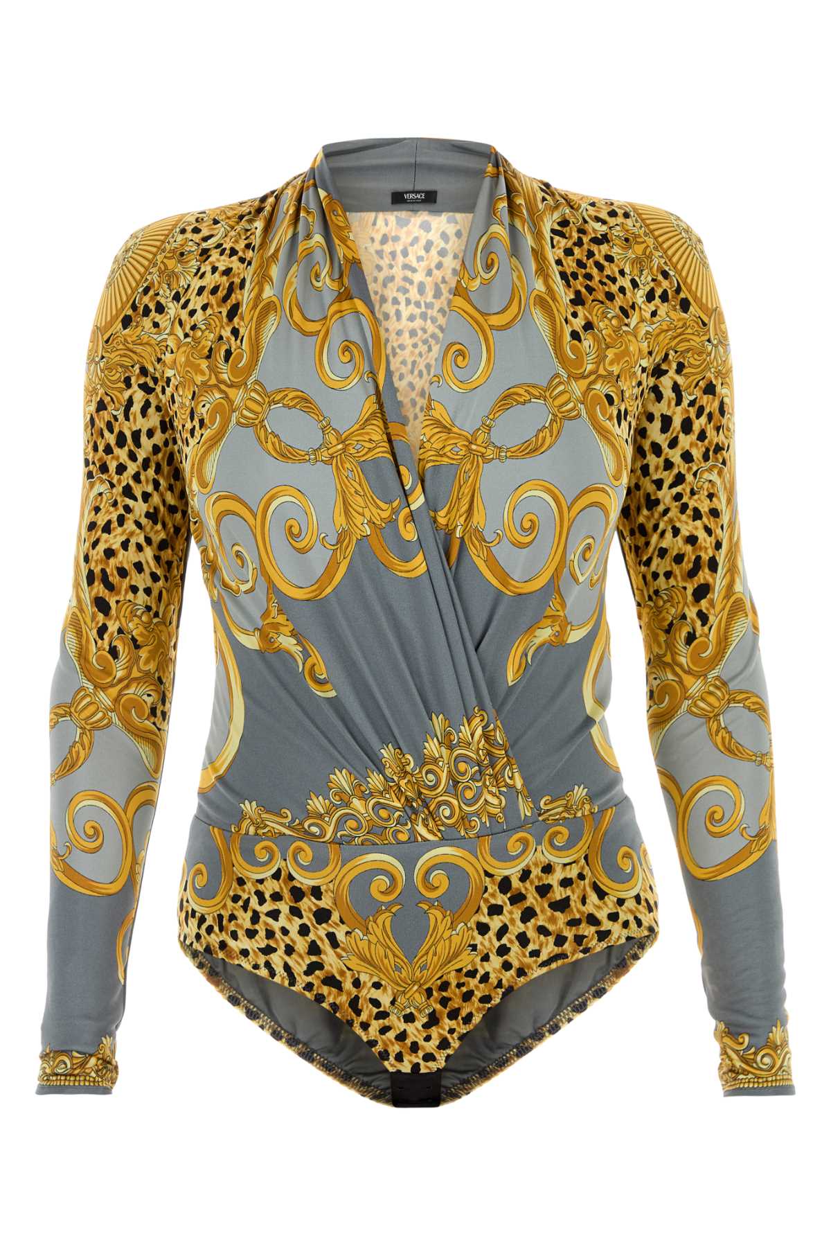 VERSACE Printed Viscose Bodysuit for Women